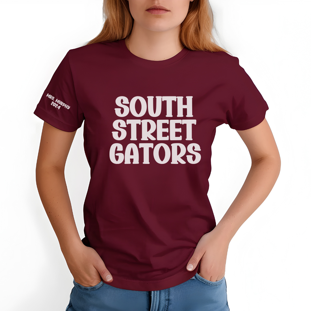 Custom Unisex School Name T-Shirt