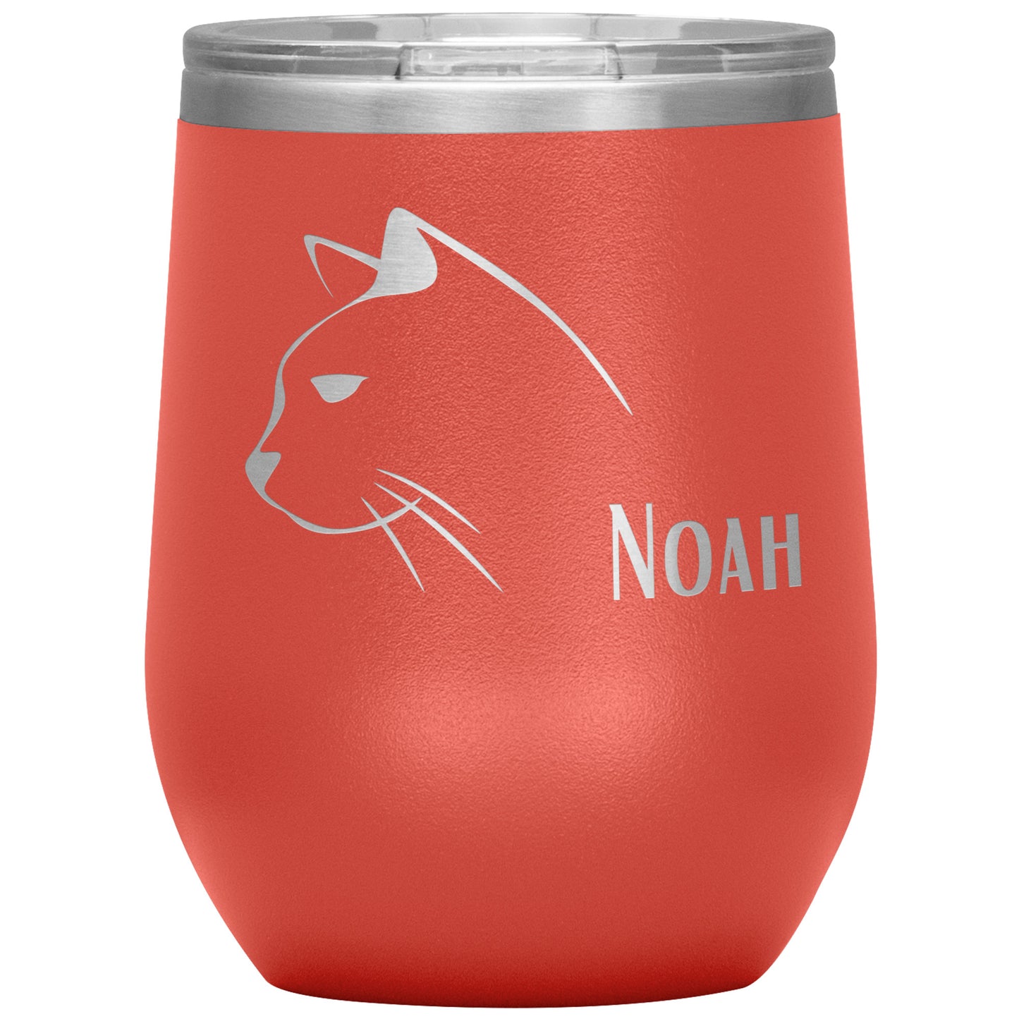Custom Cat Name Wine Tumbler 😸