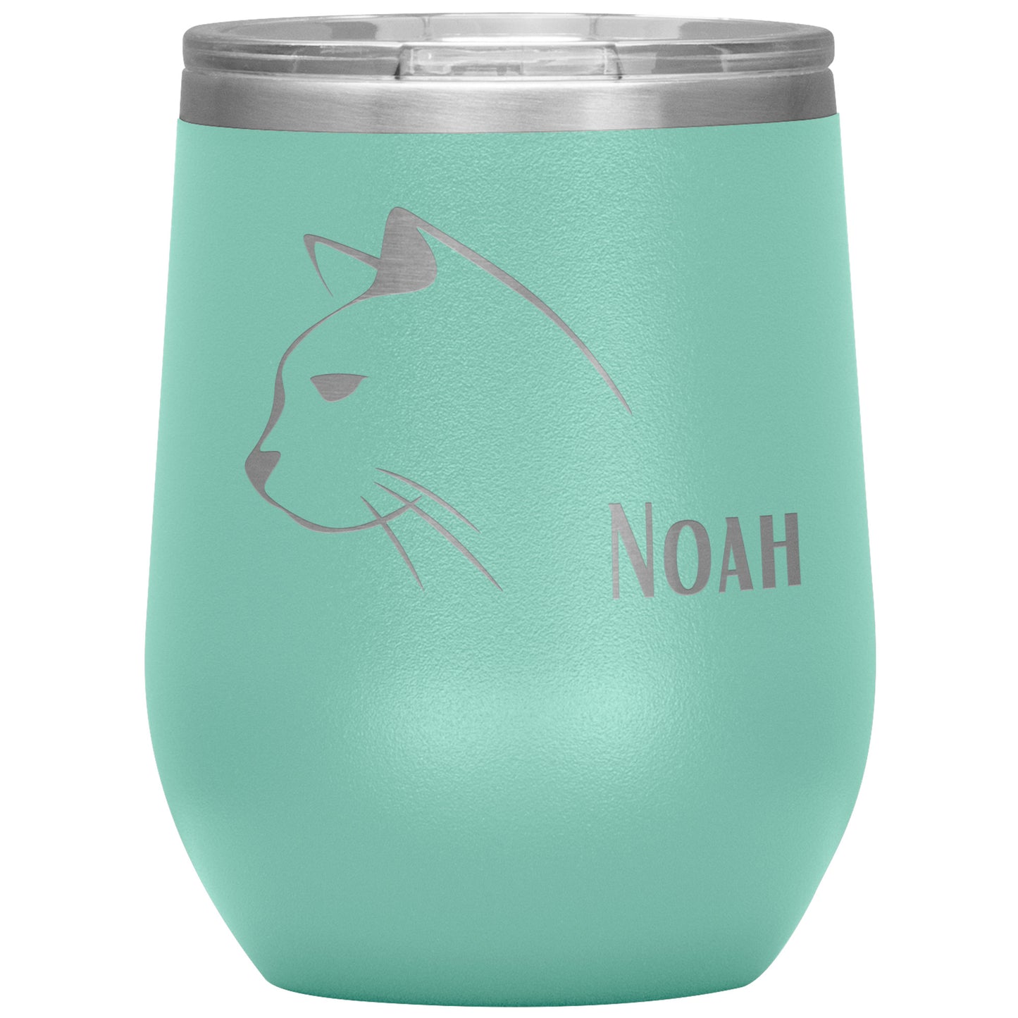 Custom Cat Name Wine Tumbler 😸