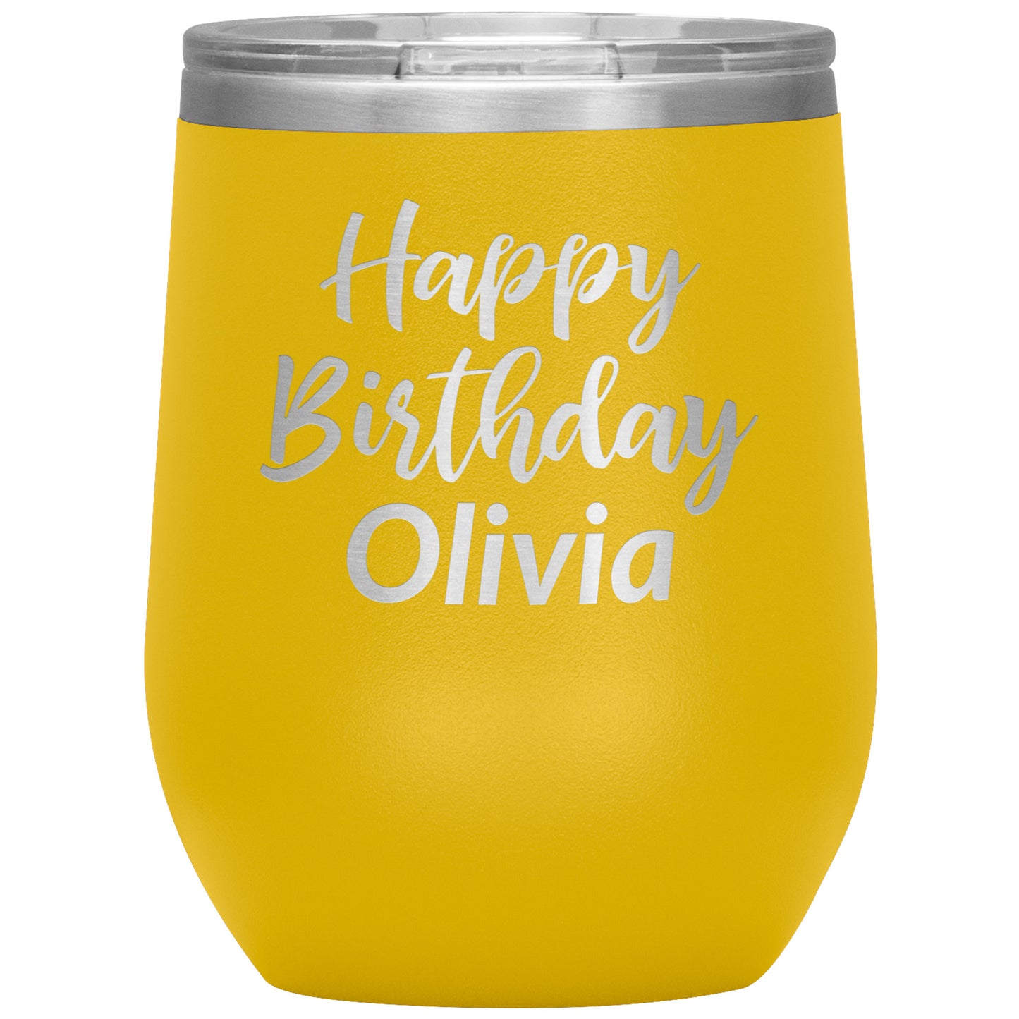 Custom Happy Birthday Tumbler 🎈