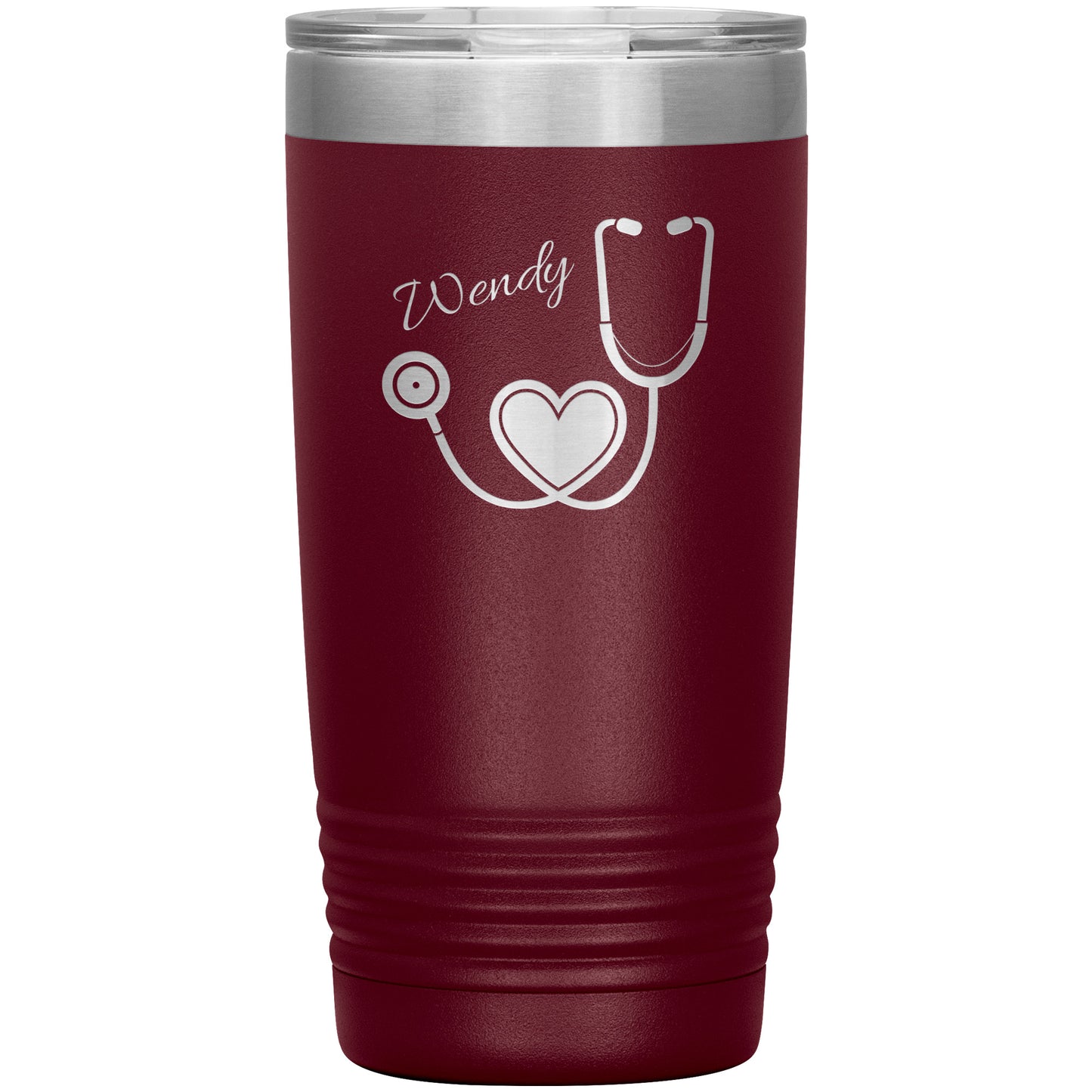 Custom Heart Stethoscope Tumbler