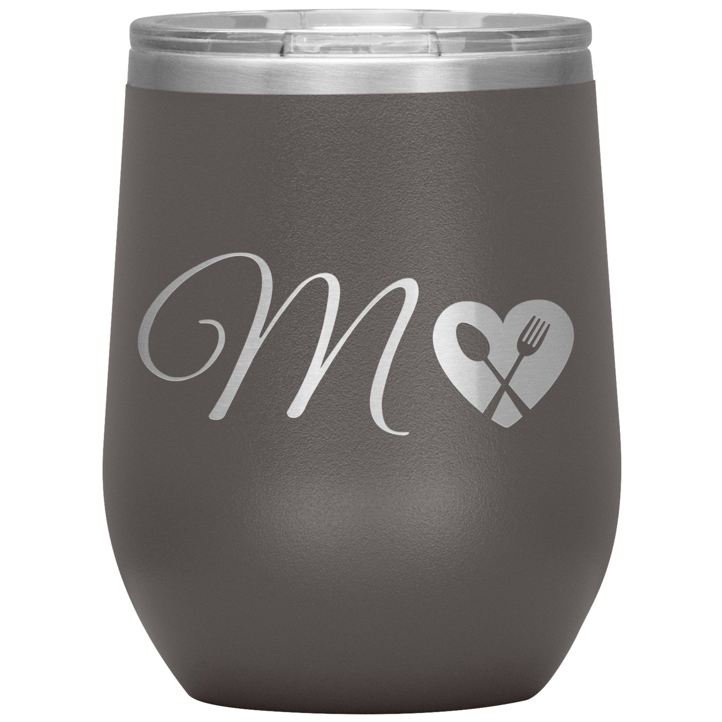 Custom Initial Tableware Wine Tumbler ❤️