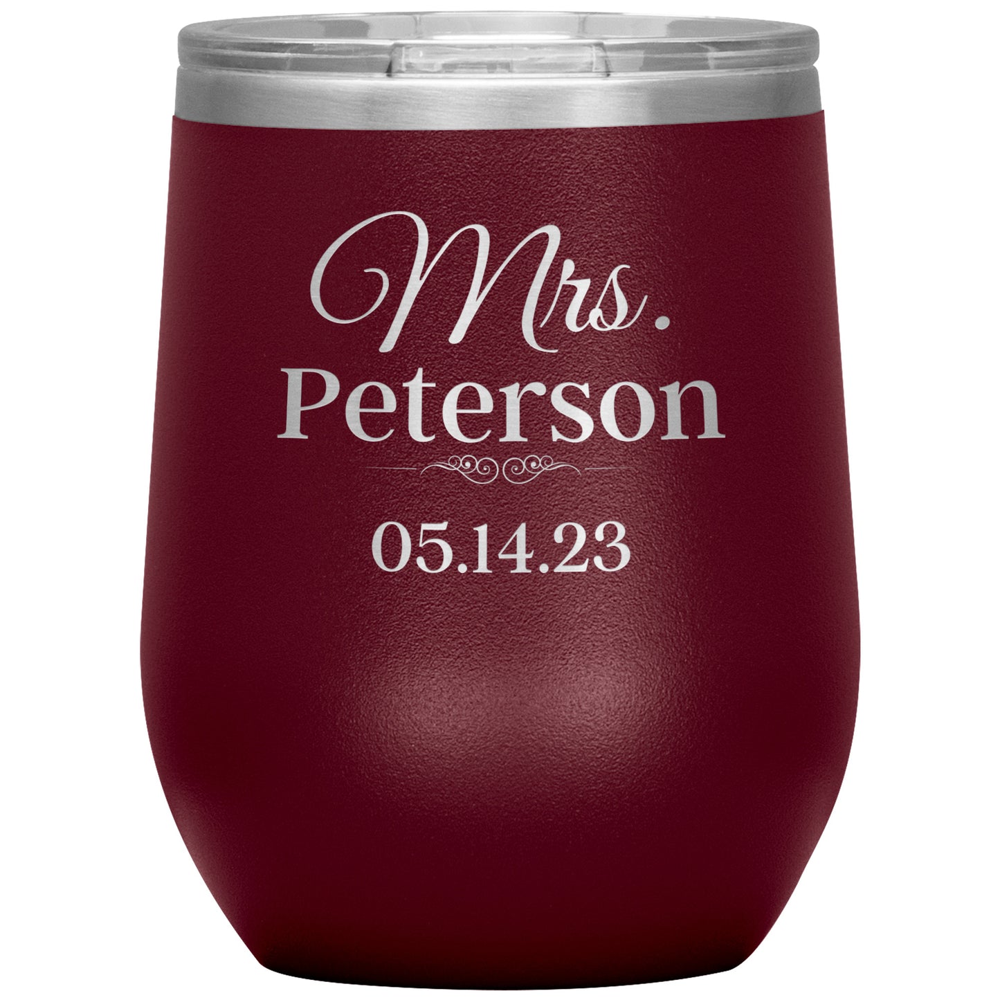 Custom Mrs Wine Tumbler