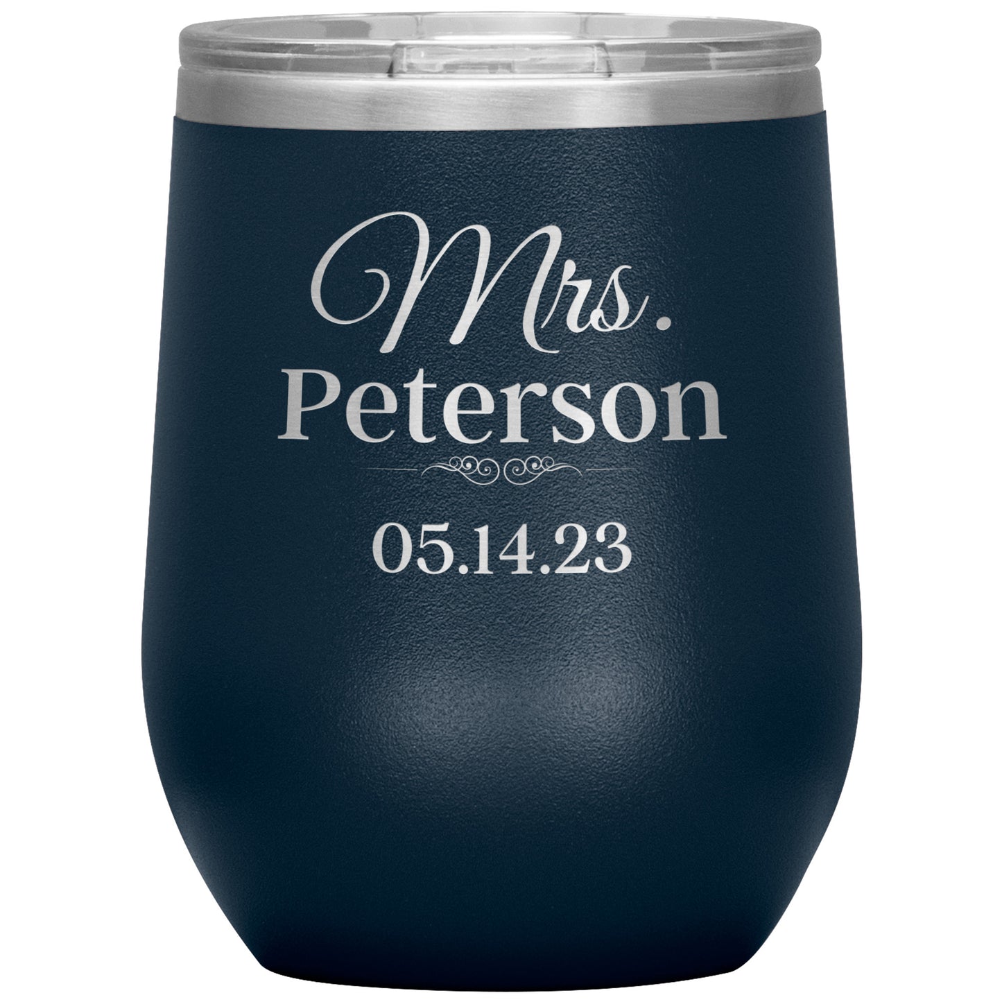 Custom Mrs Wine Tumbler
