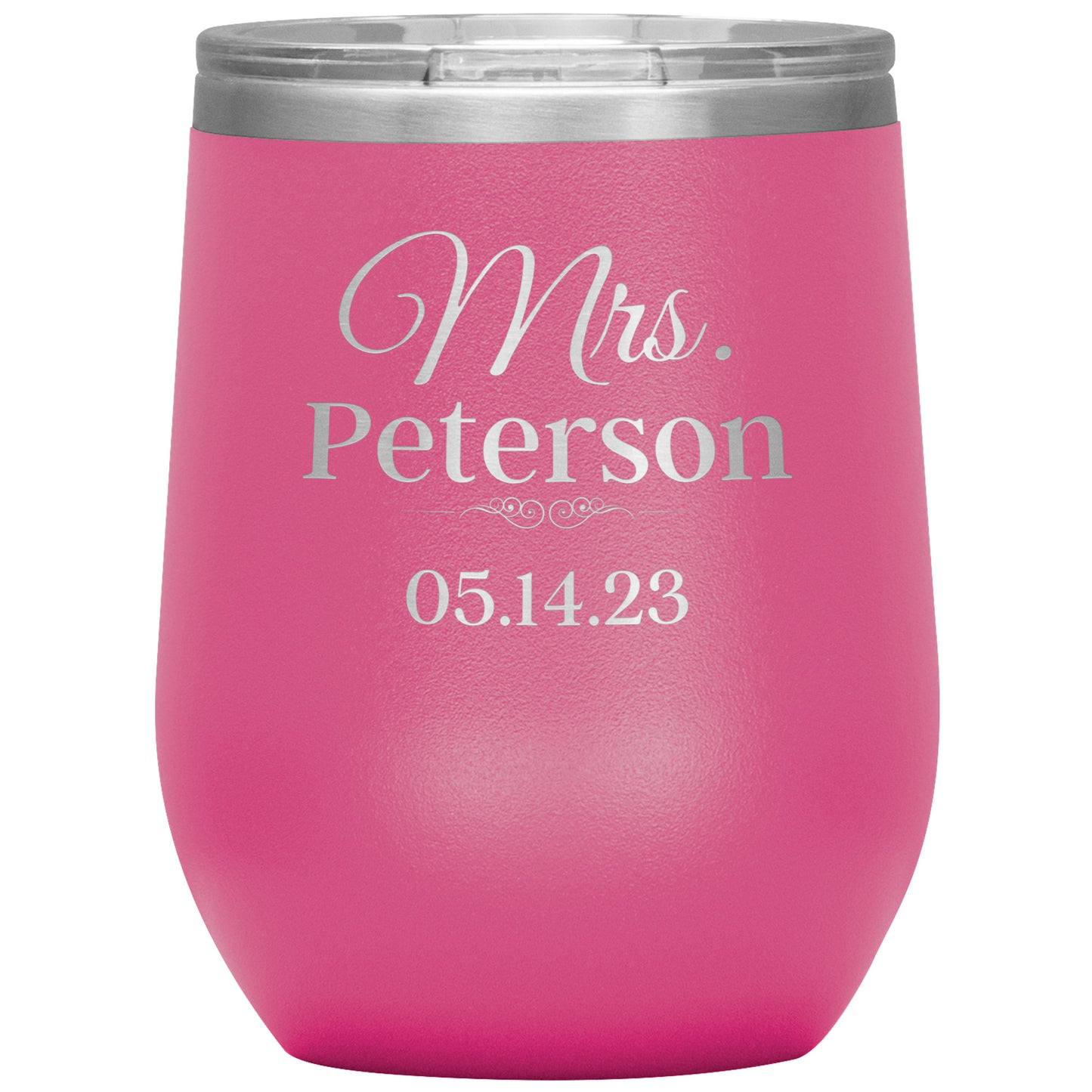 Custom Mrs Wine Tumbler
