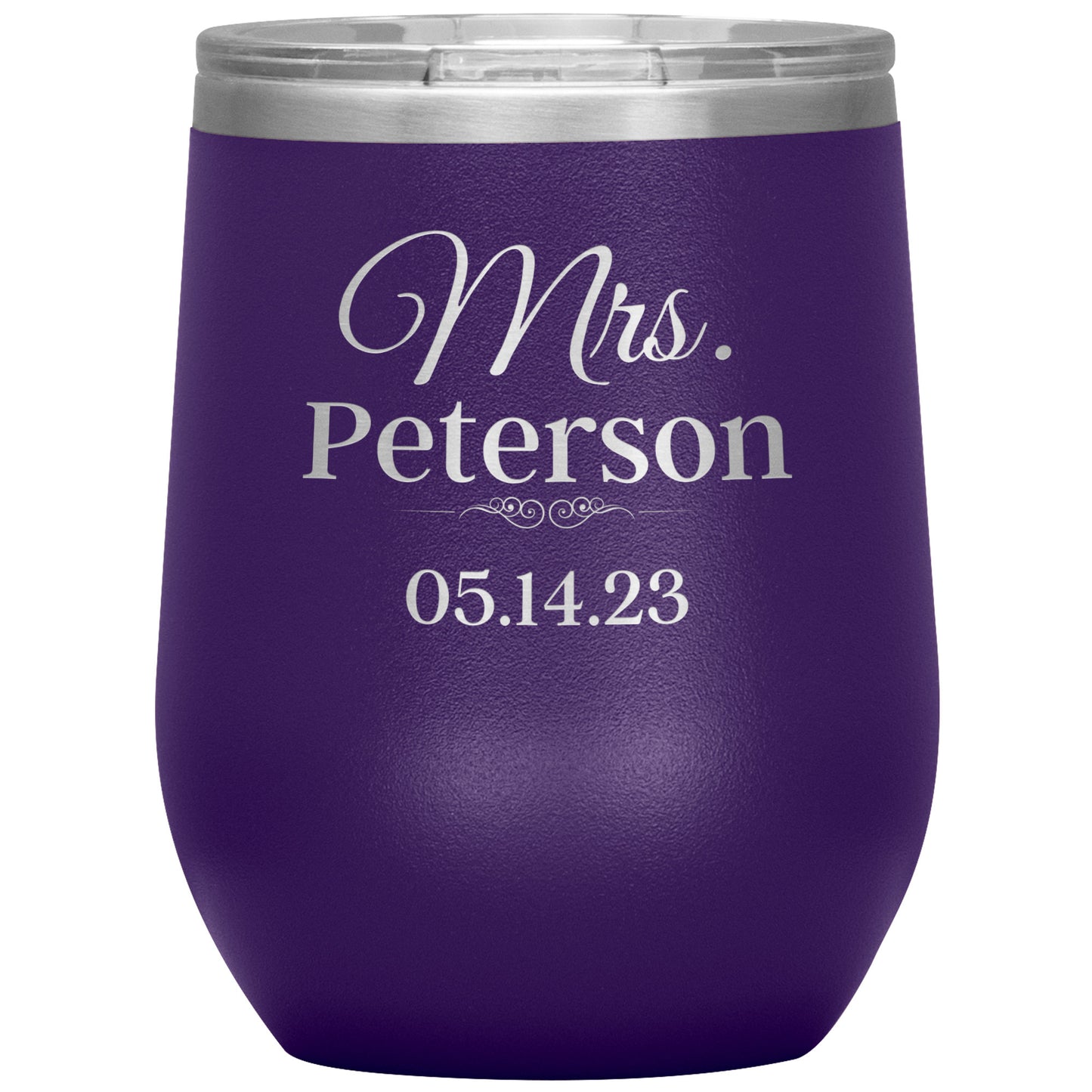 Custom Mrs Wine Tumbler