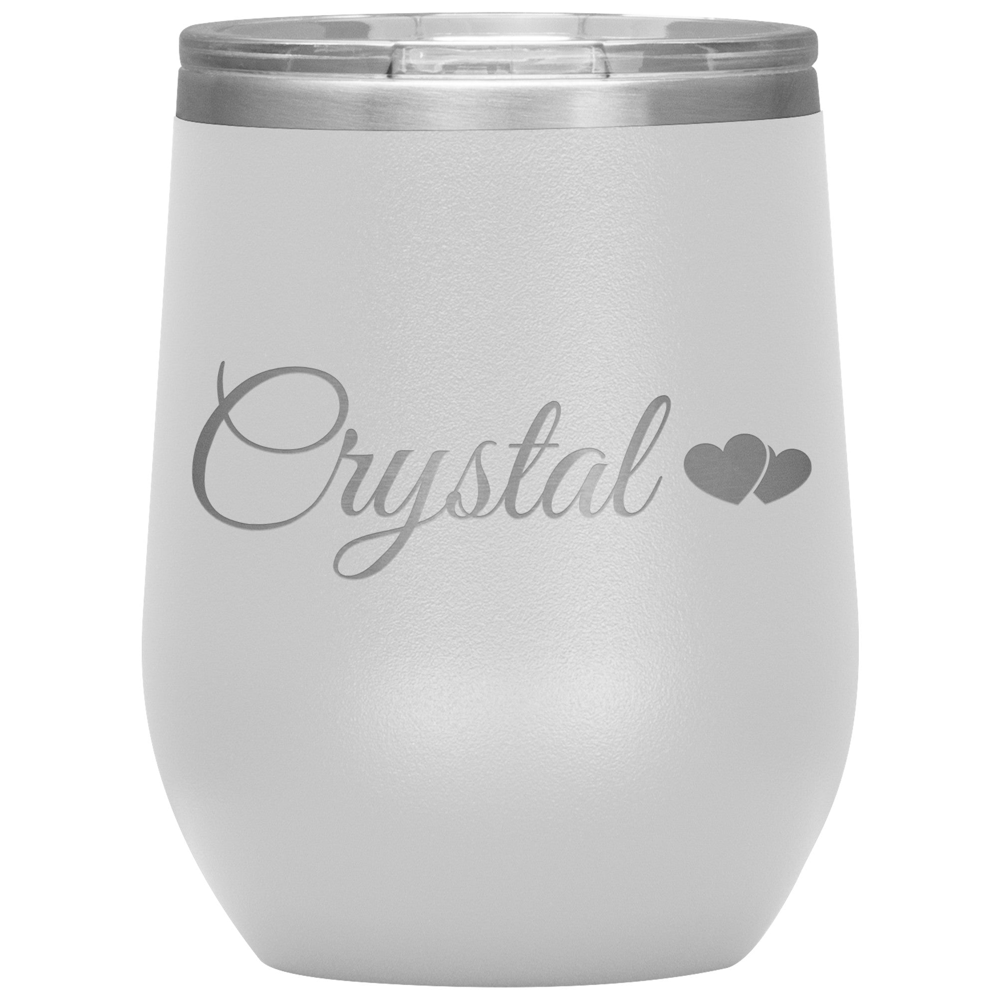 Scripty Style Personalized Stainless Insulated Wine Cup