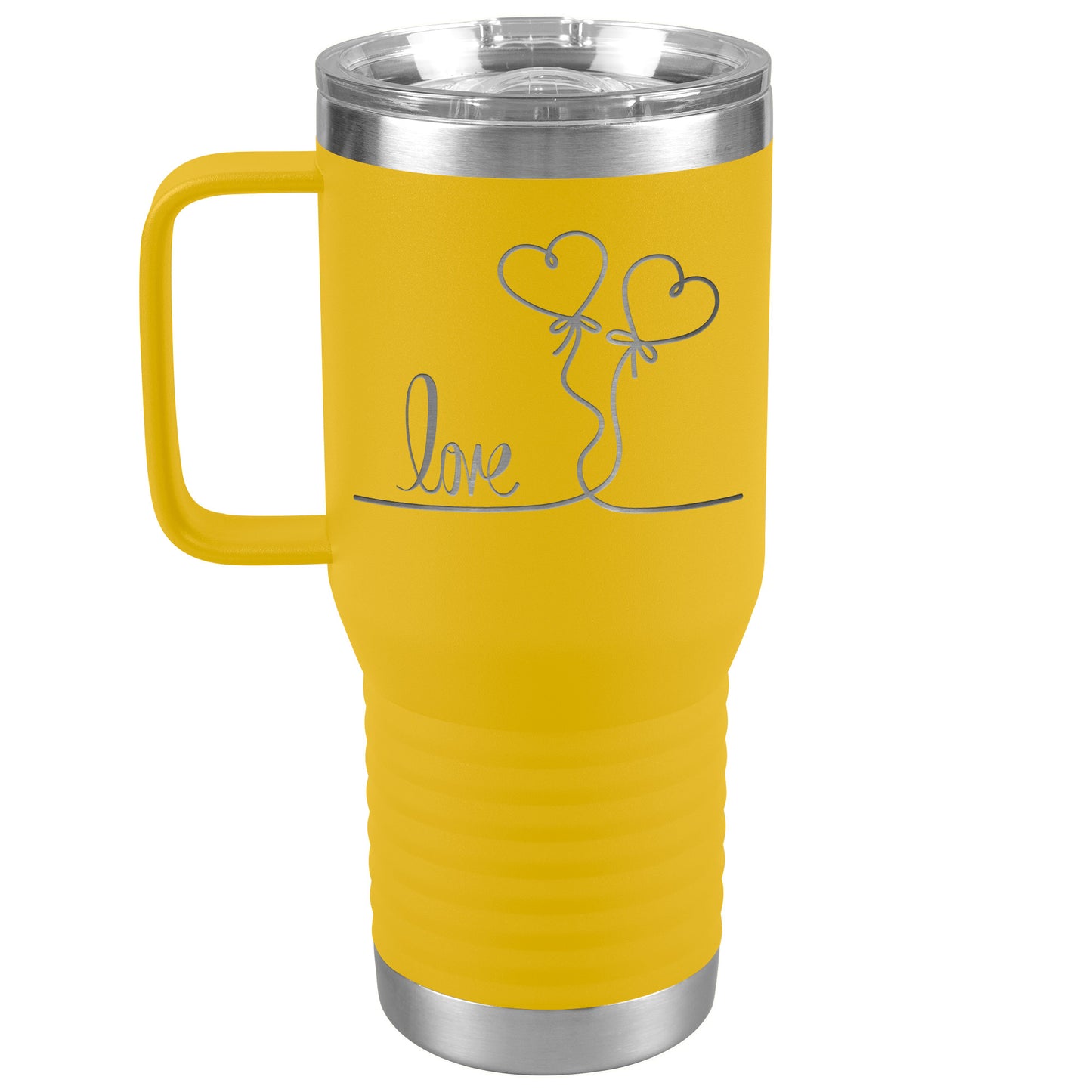 Love Tumbler with Handle π