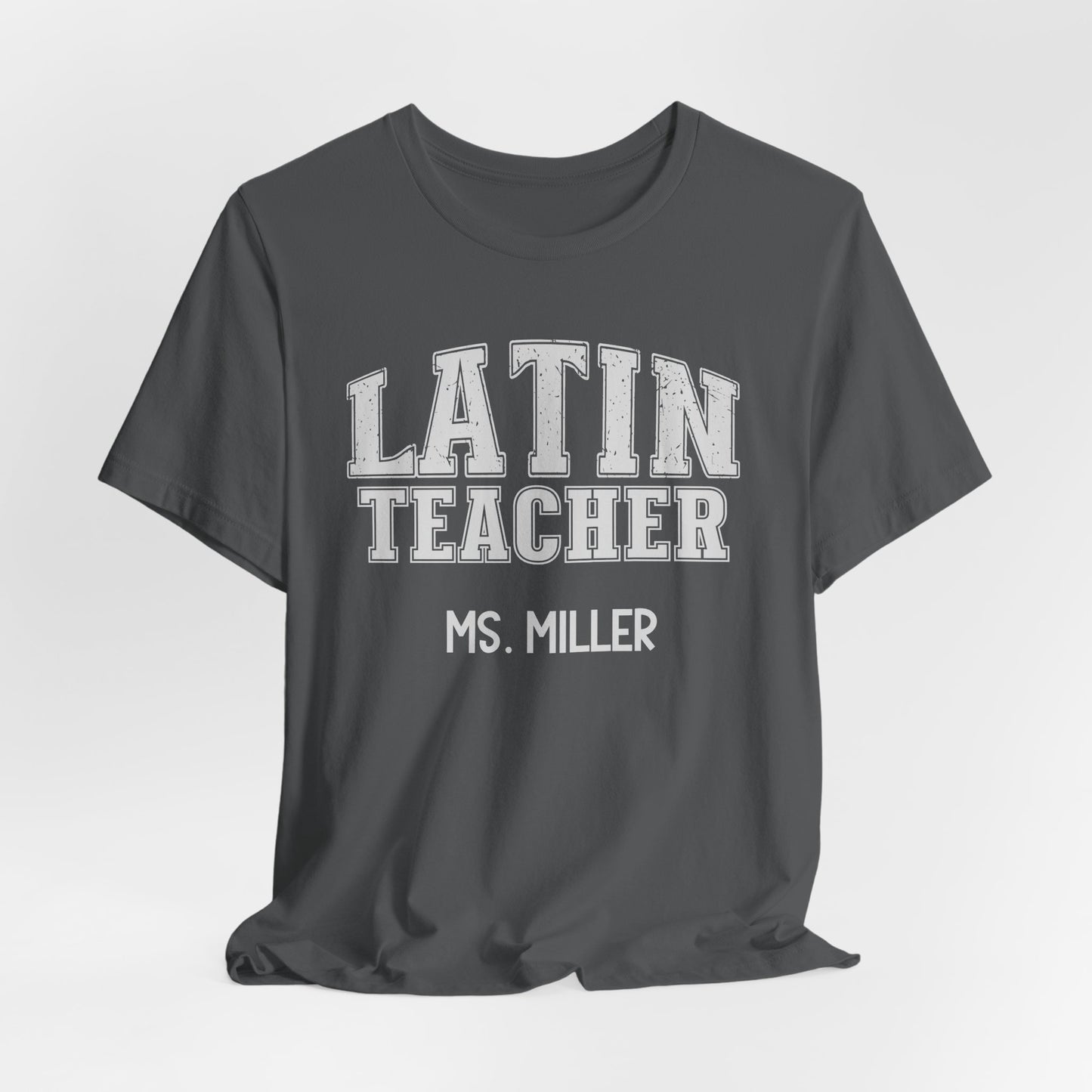 Custom Unisex Latin Teacher T-Shirt