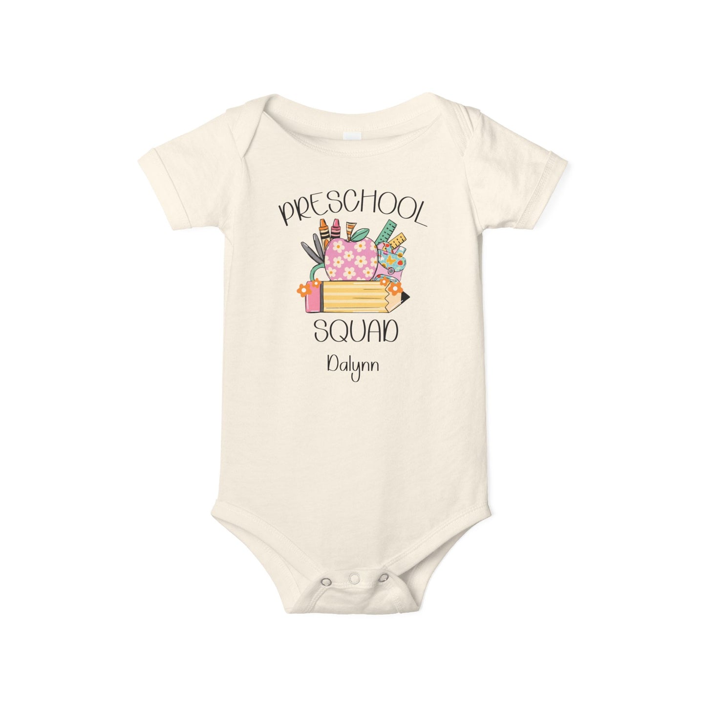 Custom Preschool Squad Infant Jersey One Piece