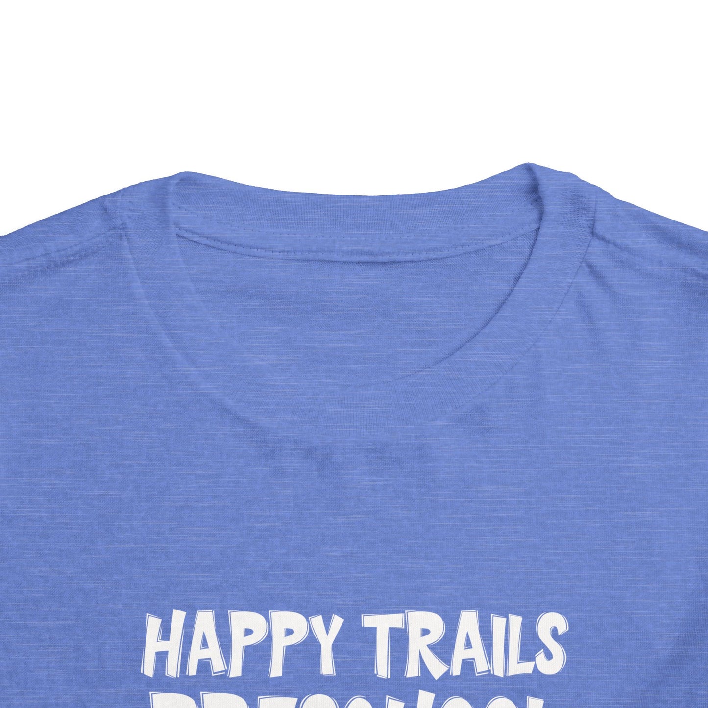 Custom School Name Toddler Outlined T-Shirt