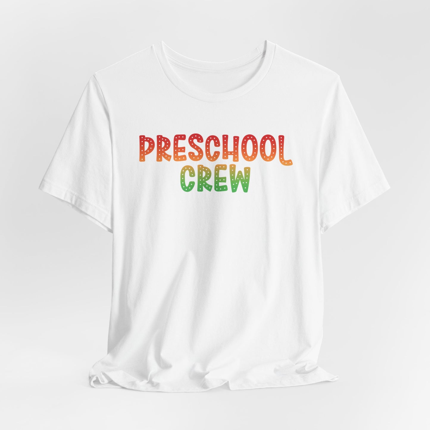 Custom Unisex Multi-Colored Preschool Crew T-Shirt