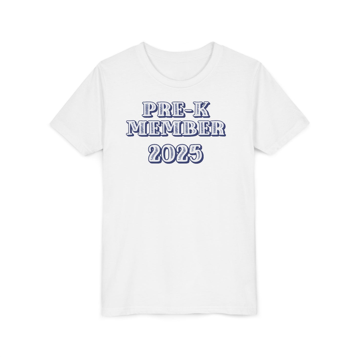 Custom Pre-K Member and Date Youth T-Shirt