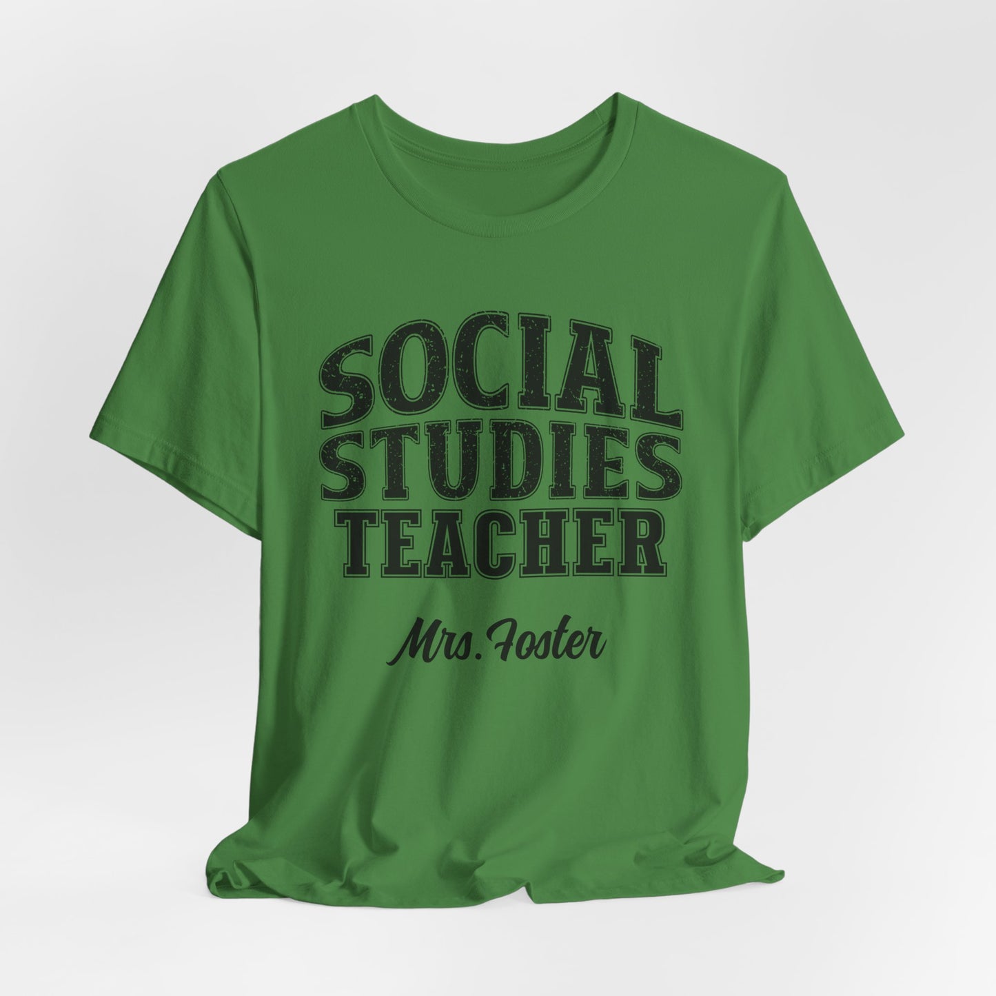Custom Unisex Social Studies Teacher T-Shirt