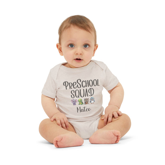 Custom Preschool Squad Infant Jersey One Piece