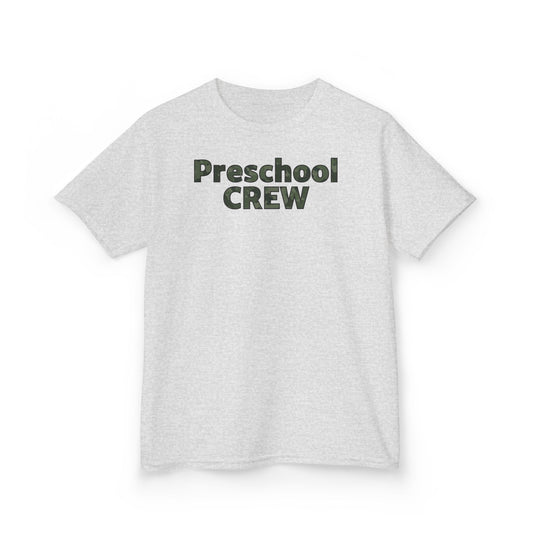 Custom Military Pront Preschool Crew Tee for Kids - Class of 2025
