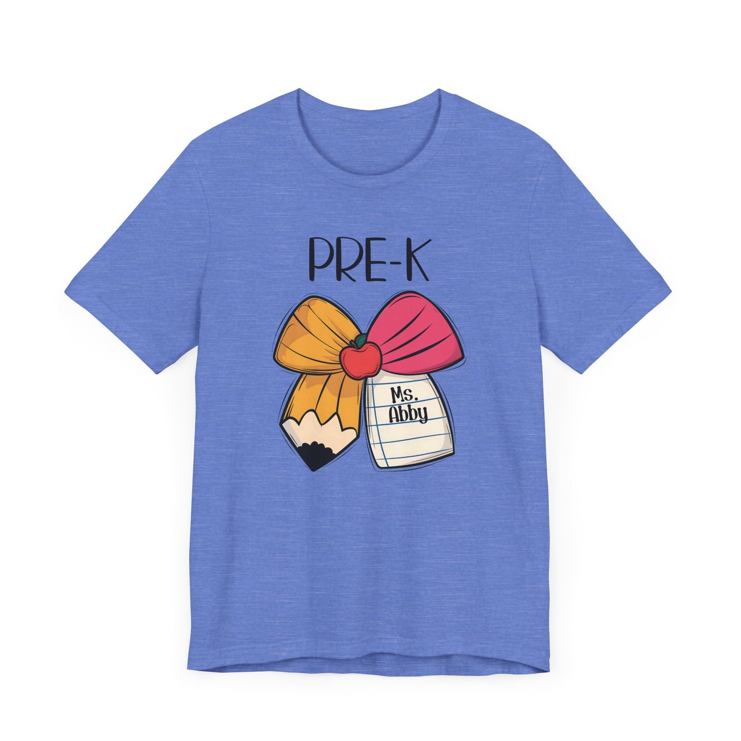 Custom Unisex Pre-K Bow T-Shirt