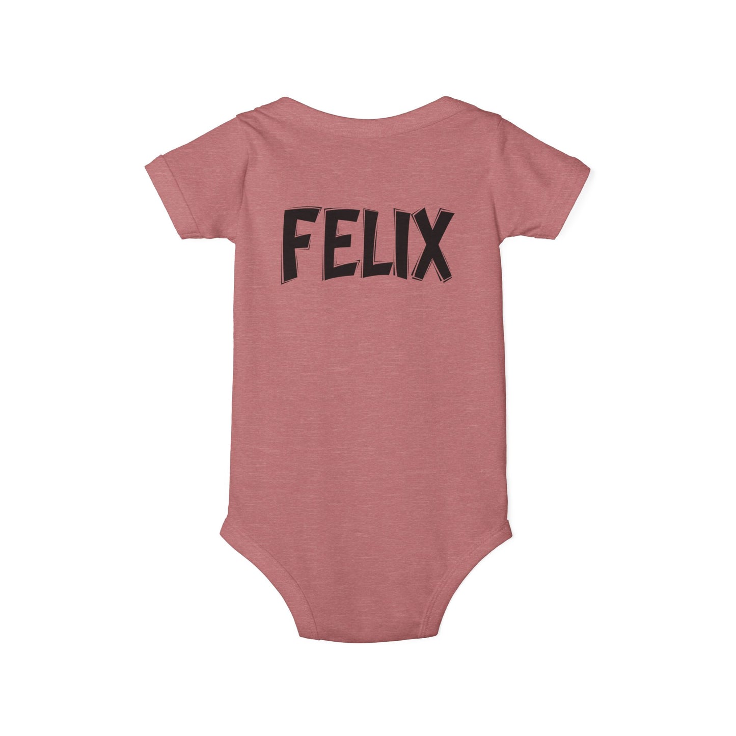 Custom School Name Infant Jersey Outlined One Piece