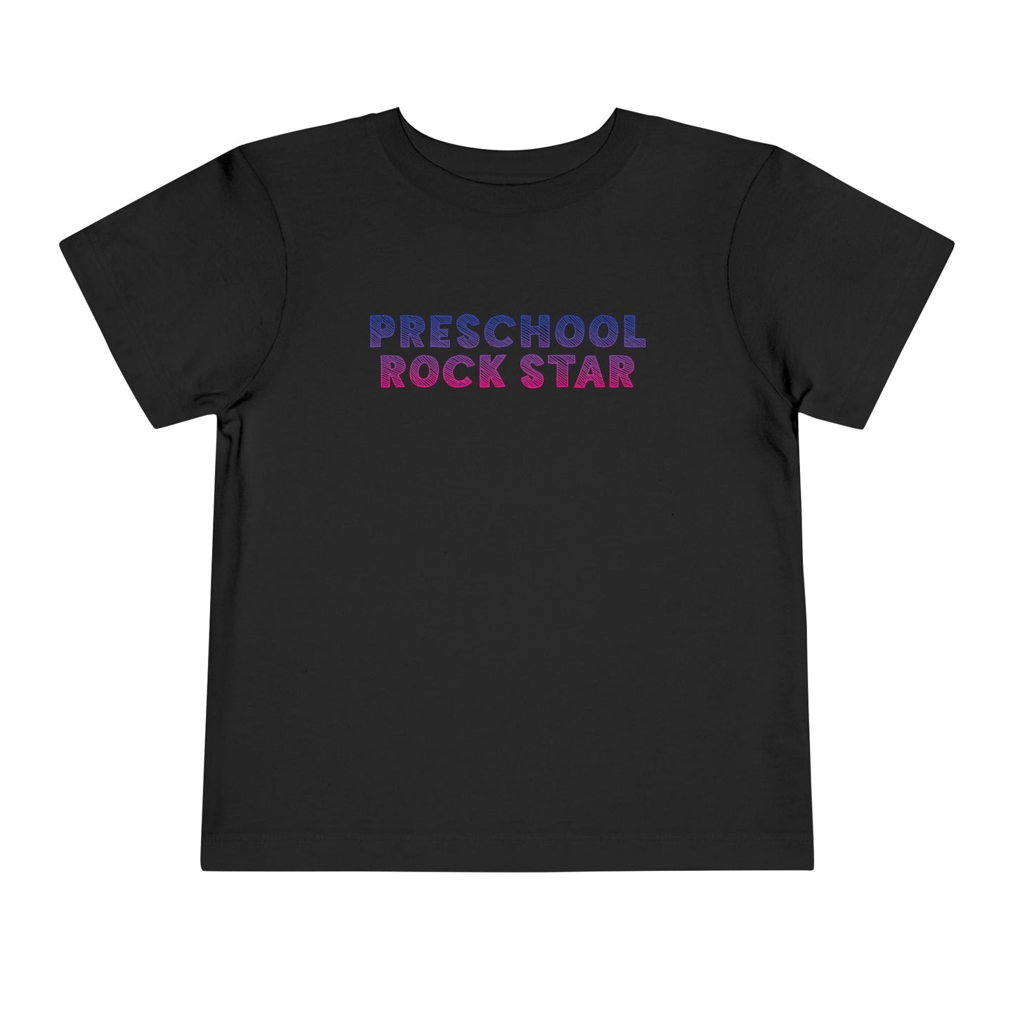 Custom Preschool Rockstar Toddler T-Shirt