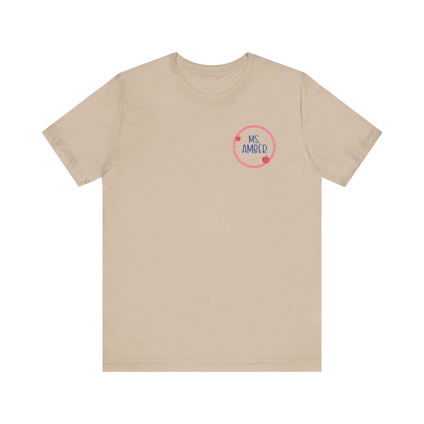Custom Unisex Apple Circle T-Shirt