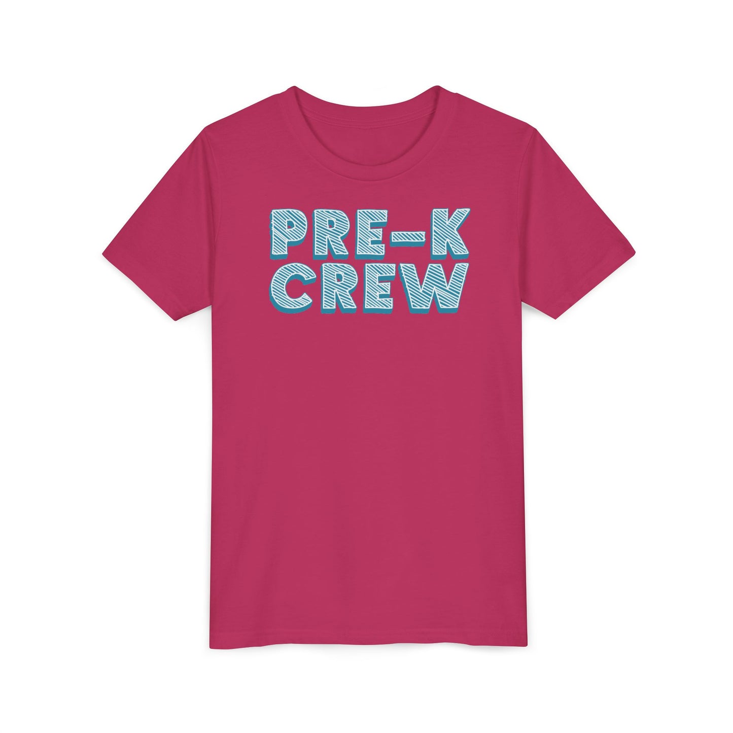 Custom Crossed Out Pre-K Crew Youth T-Shirt