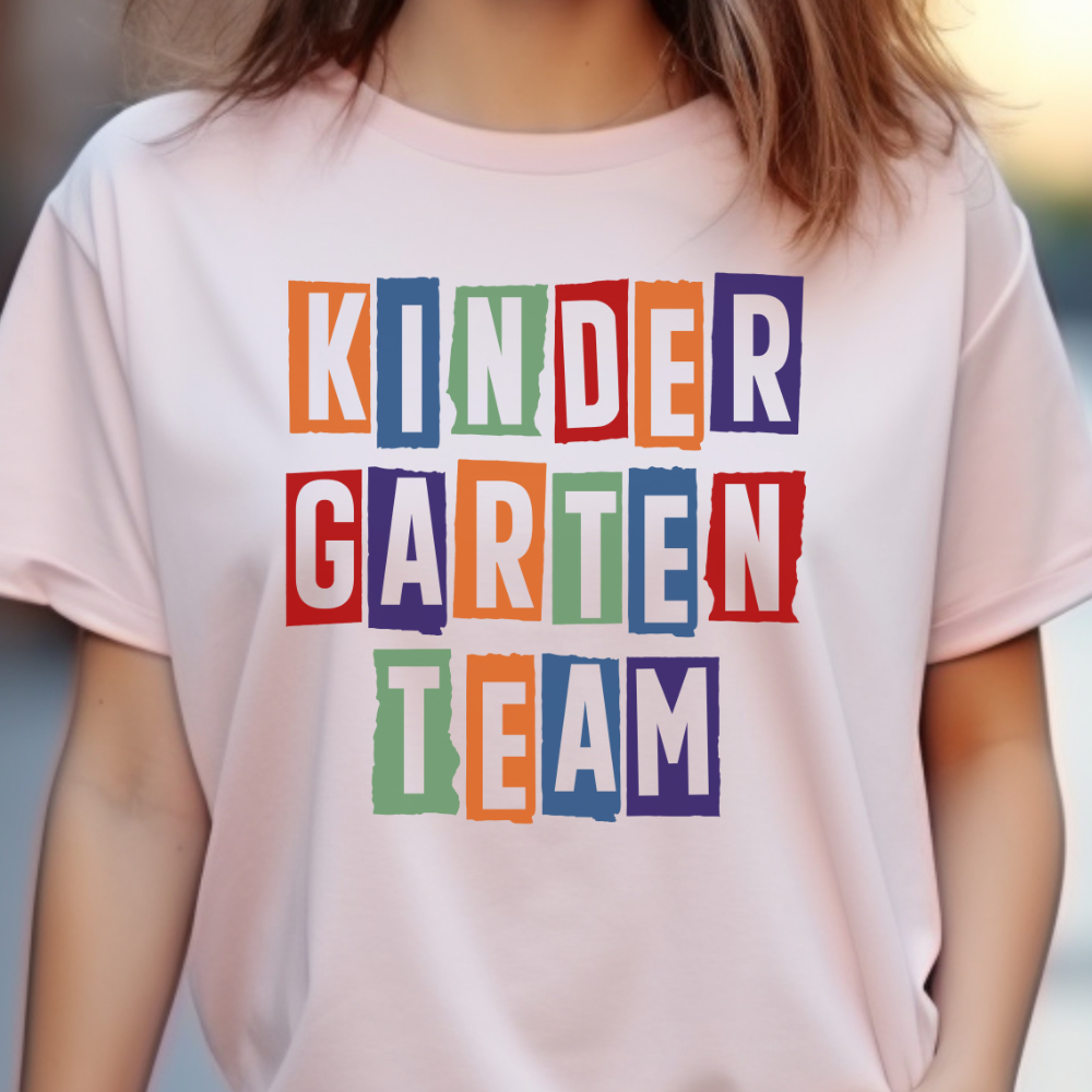 Custom Unisex Colorful Kindergarten T-Shirt