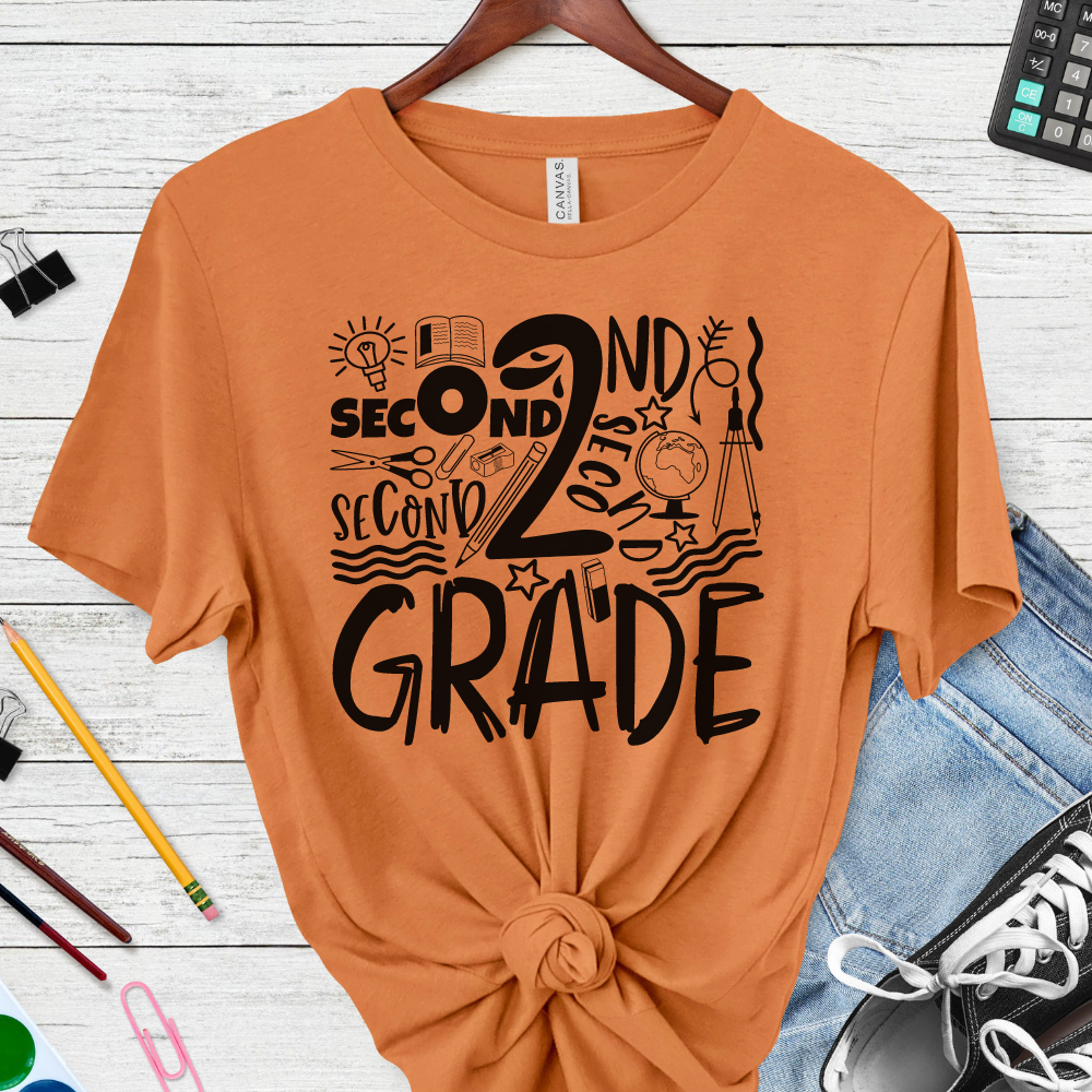 Custom Unisex 2nd Grade T-Shirt