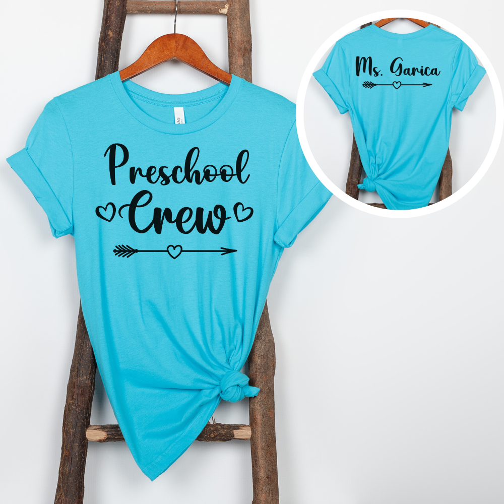 Custom Unisex Preschool Crew T-Shirt