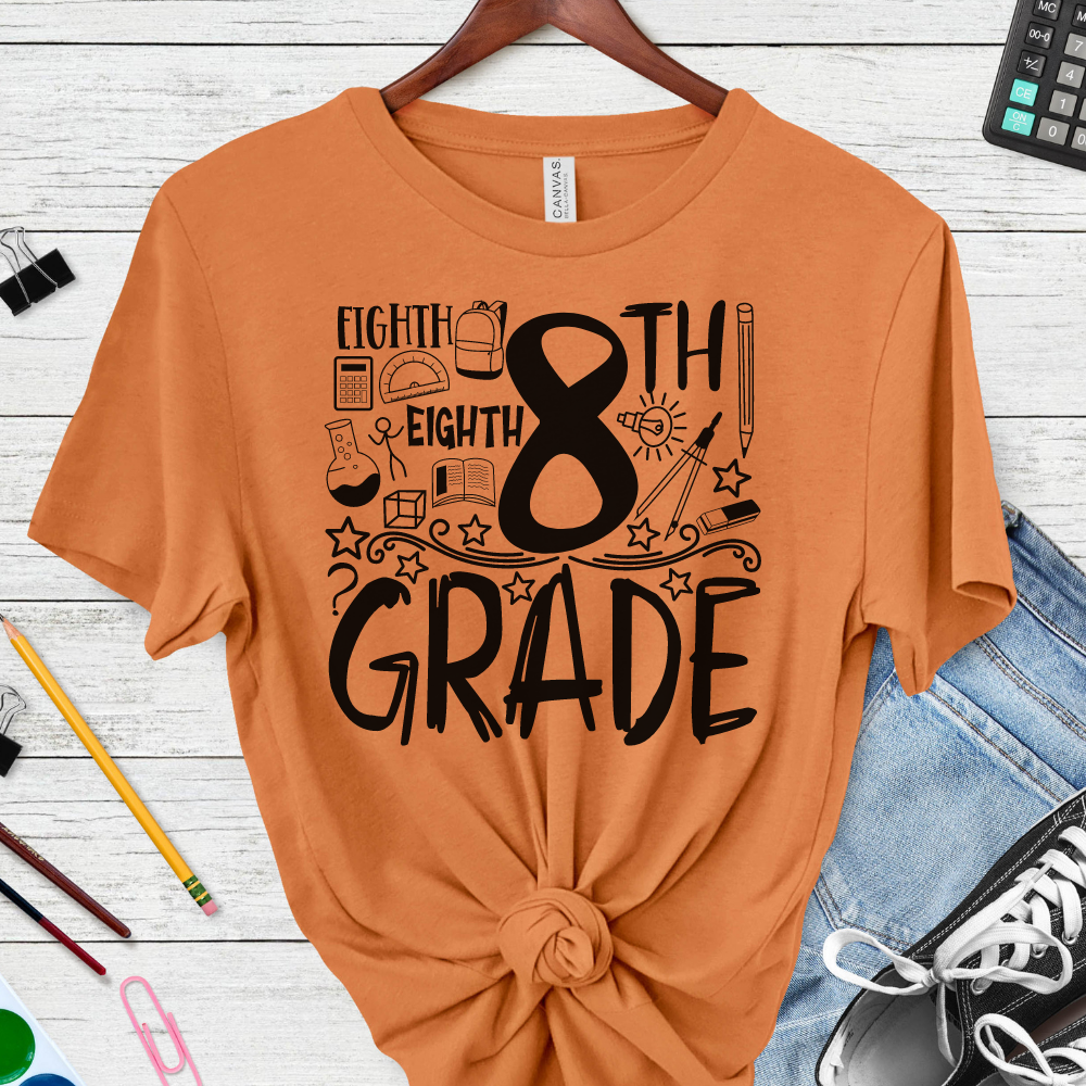 Custom Unisex 8th Grade T-Shirt