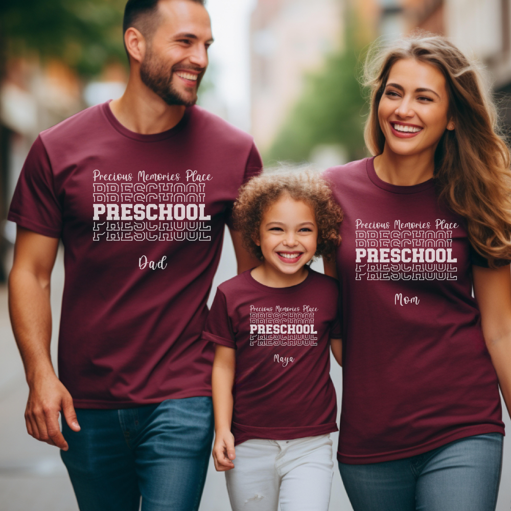 Custom Youth Preschool Name T-Shirt