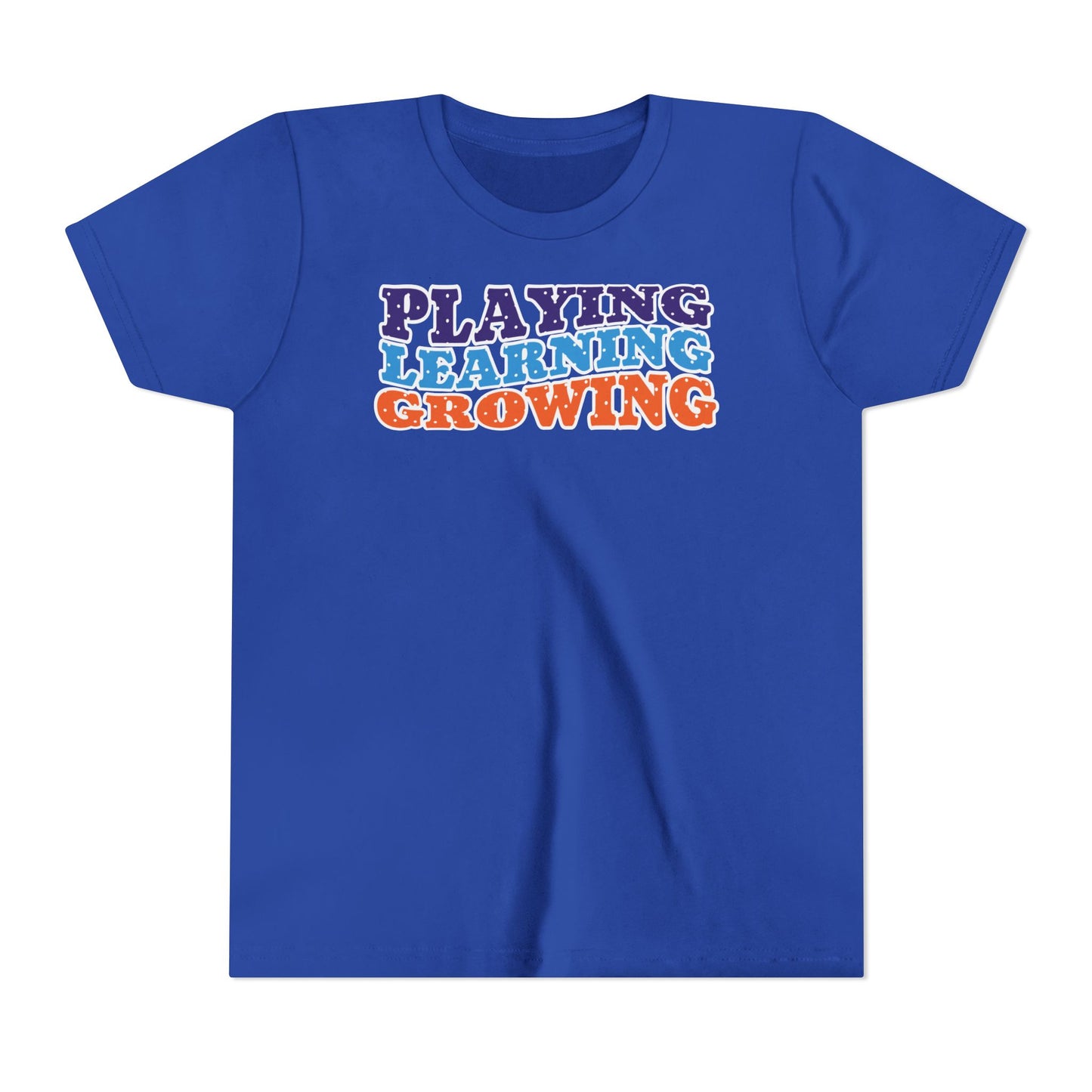 Custom Playing Learning Growing Youth T-Shirt