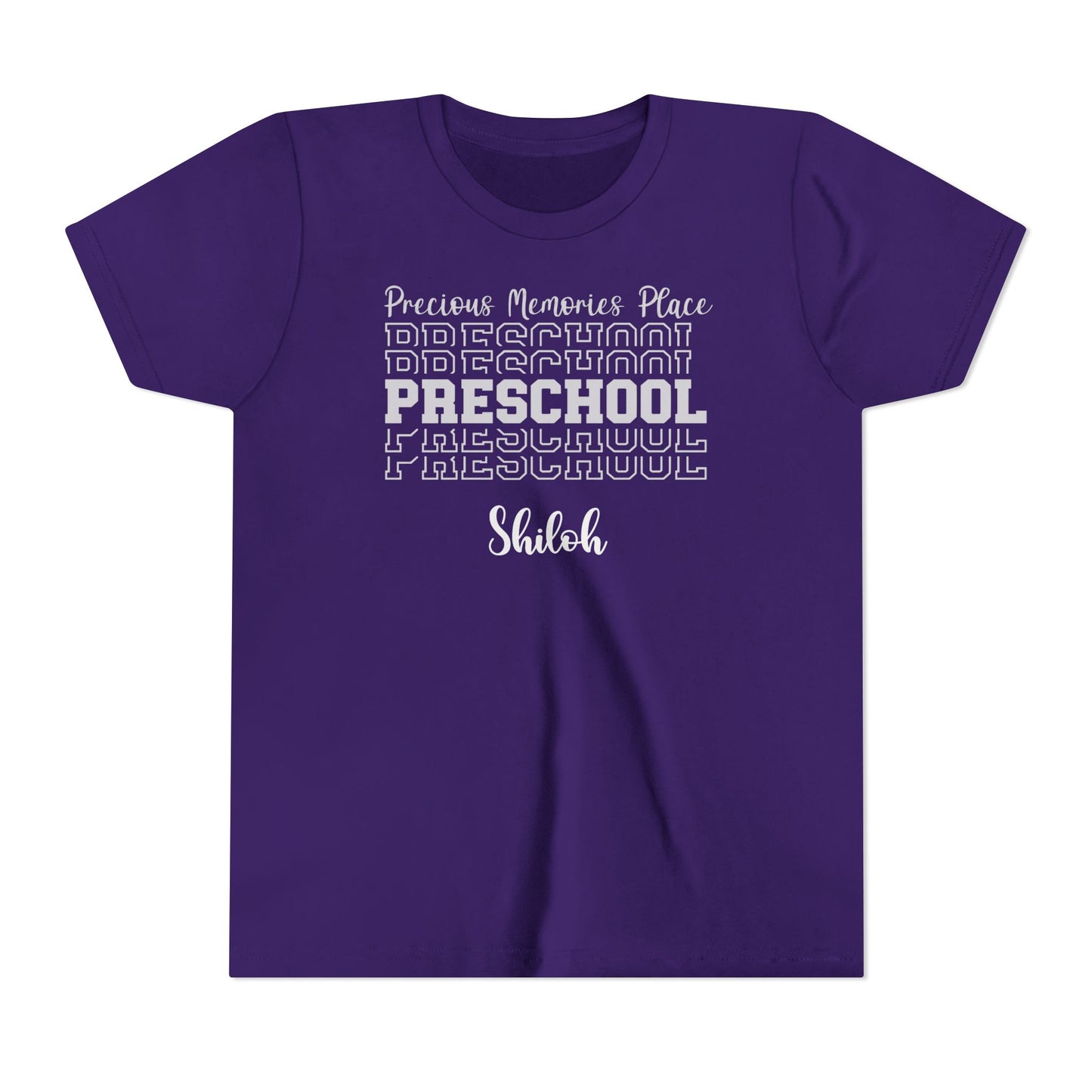 Custom Preschool Youth Tee - School Spirit Building Shirt