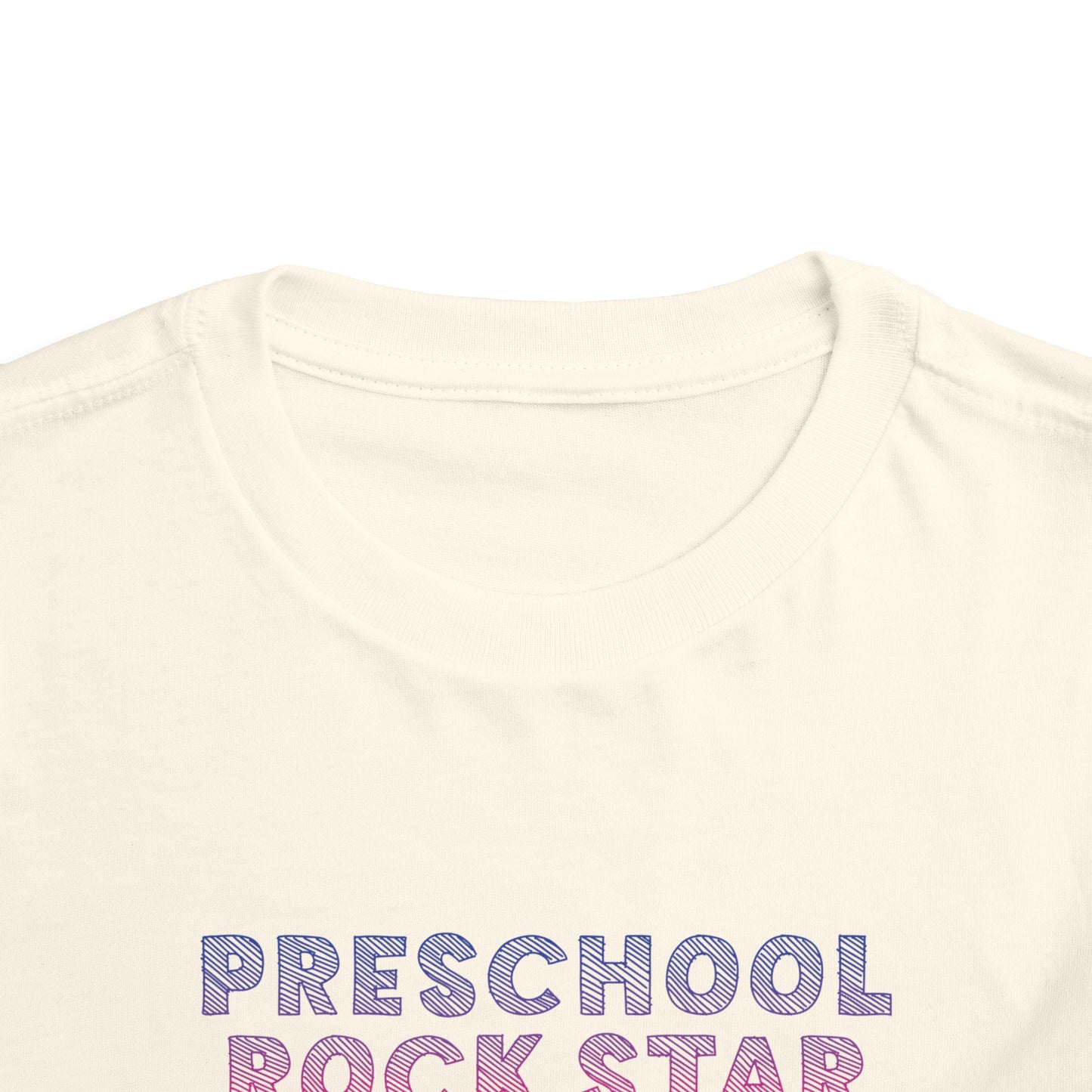 Custom Preschool Rockstar Toddler T-Shirt