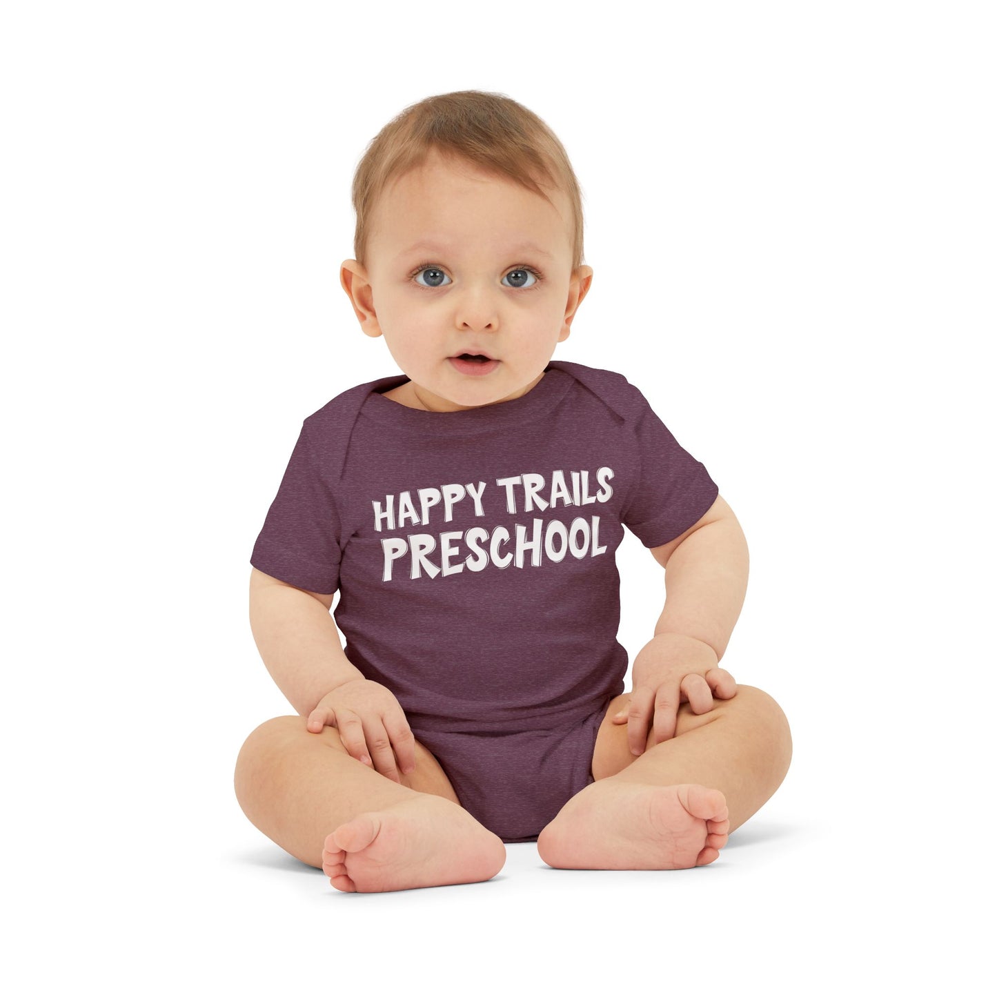 Custom School Name Infant Jersey Outlined One Piece