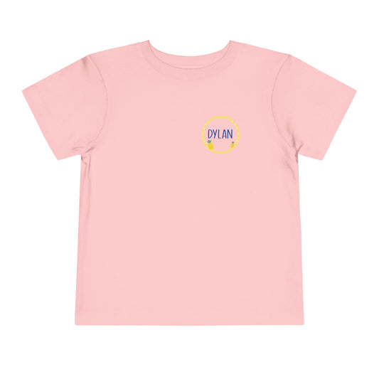 Custom Pineapple Circle Toddler T-Shirt
