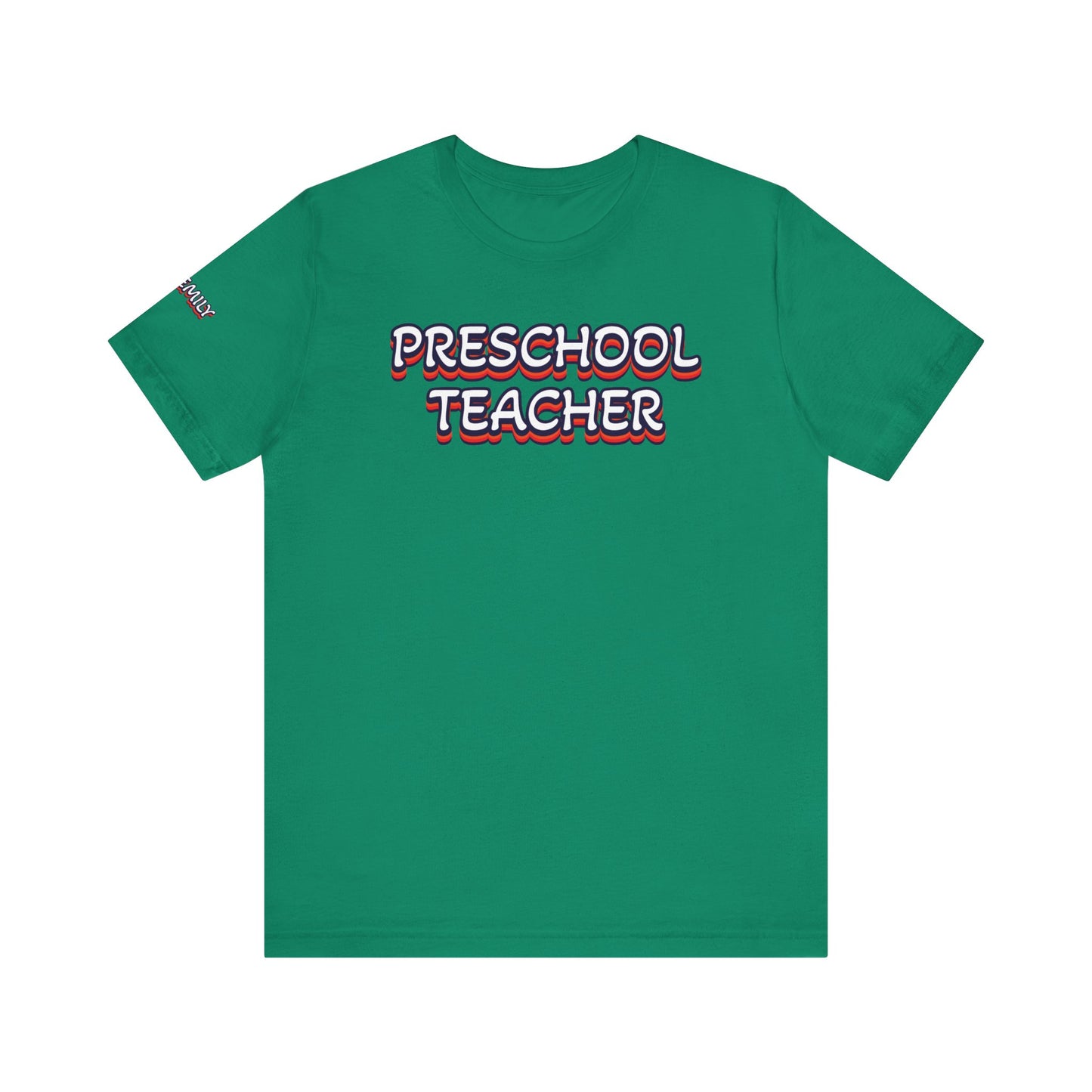Custom Unisex Preschool Teacher T-Shirt