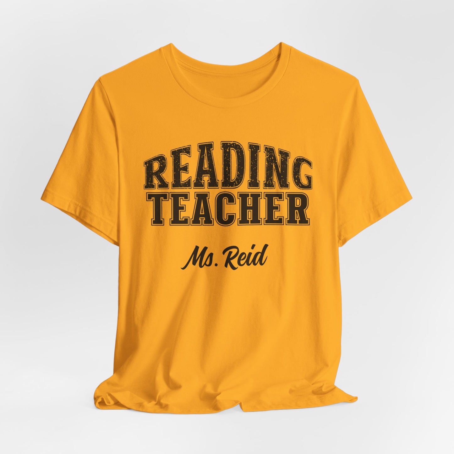 Custom Unisex Reading Teacher T-Shirt