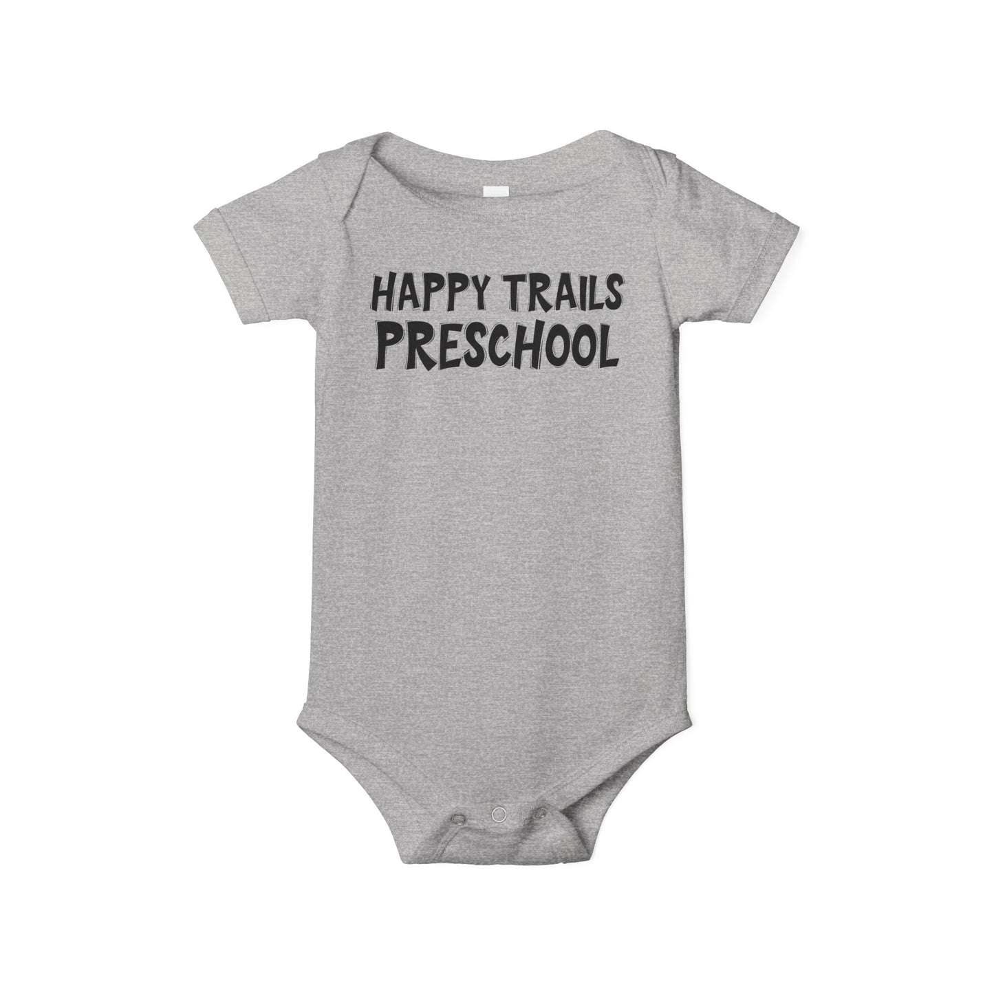 Custom School Name Infant Jersey Outlined One Piece