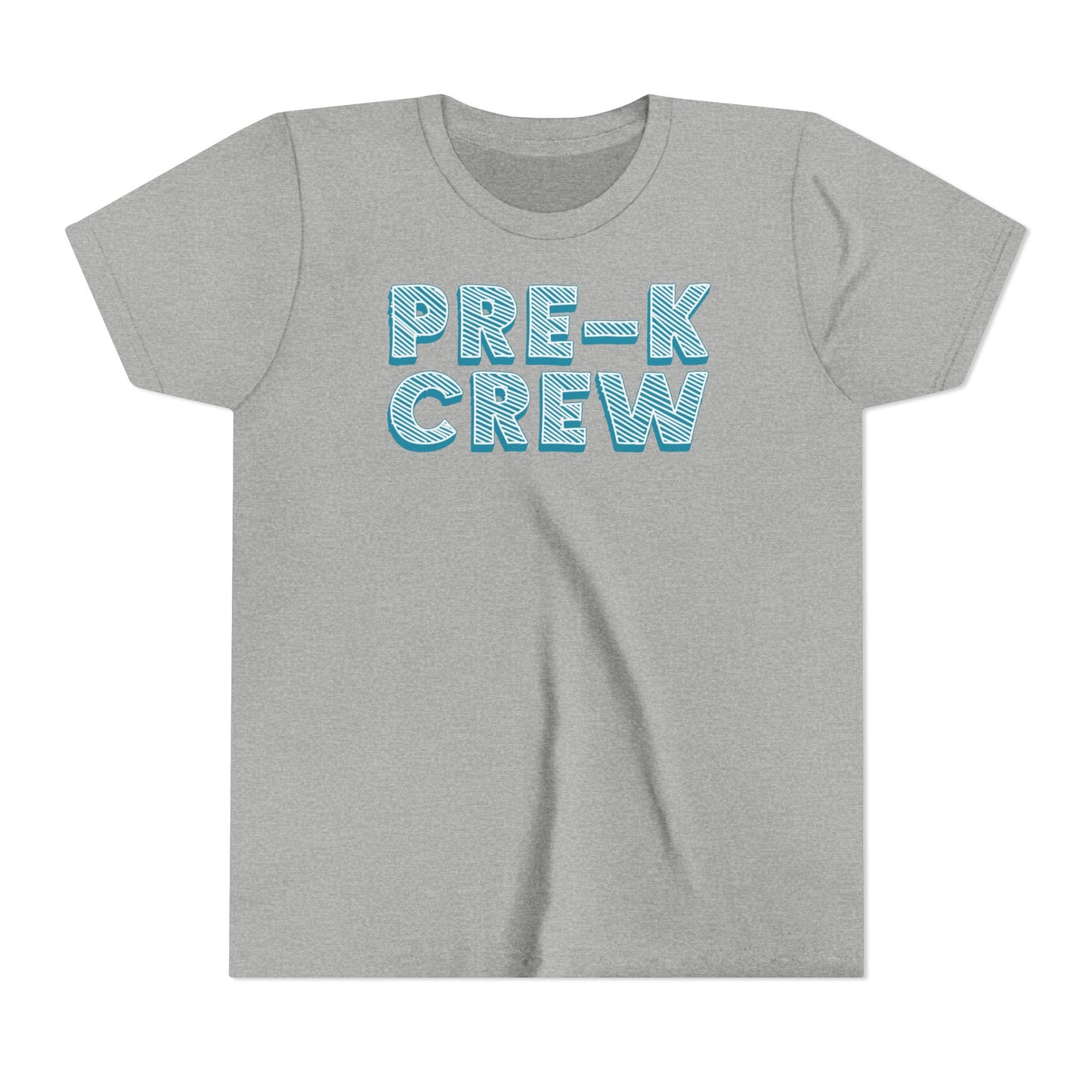 Custom Crossed Out Pre-K Crew Youth T-Shirt