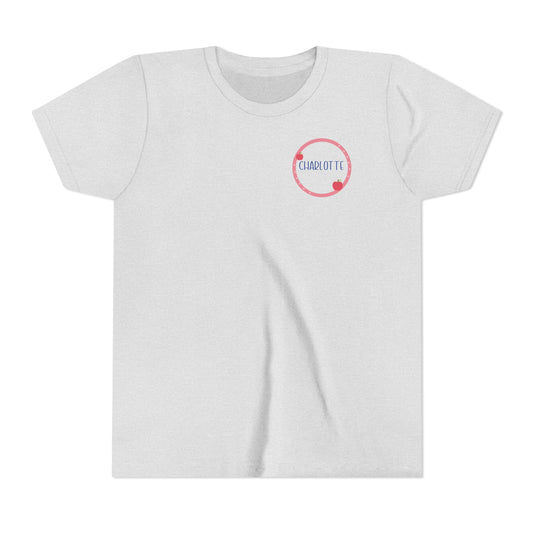 Custom Apple Circle Youth T-Shirt