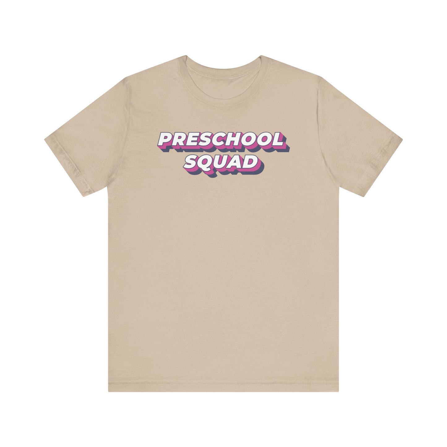 Custom Unisex Layered Preschool Squad T-Shirt