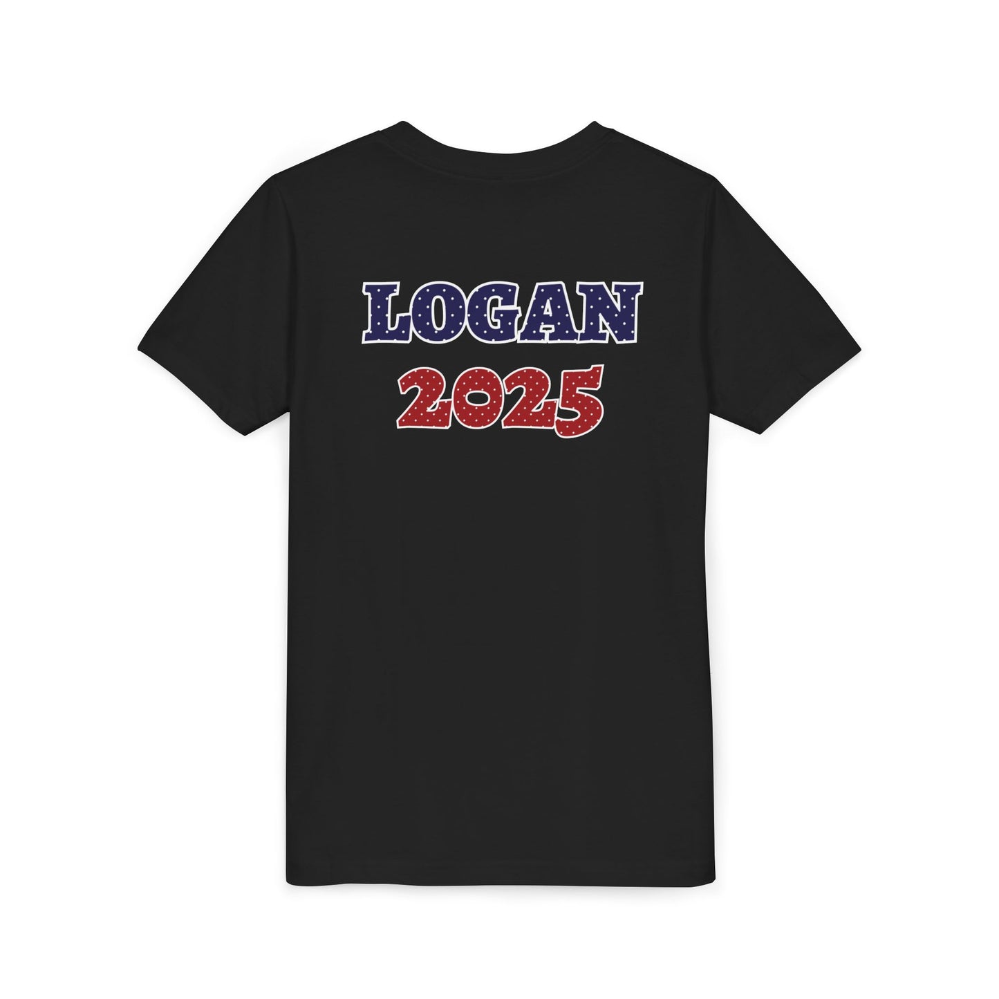 Custom Polka Dot Preschool Crew Youth T-Shirt