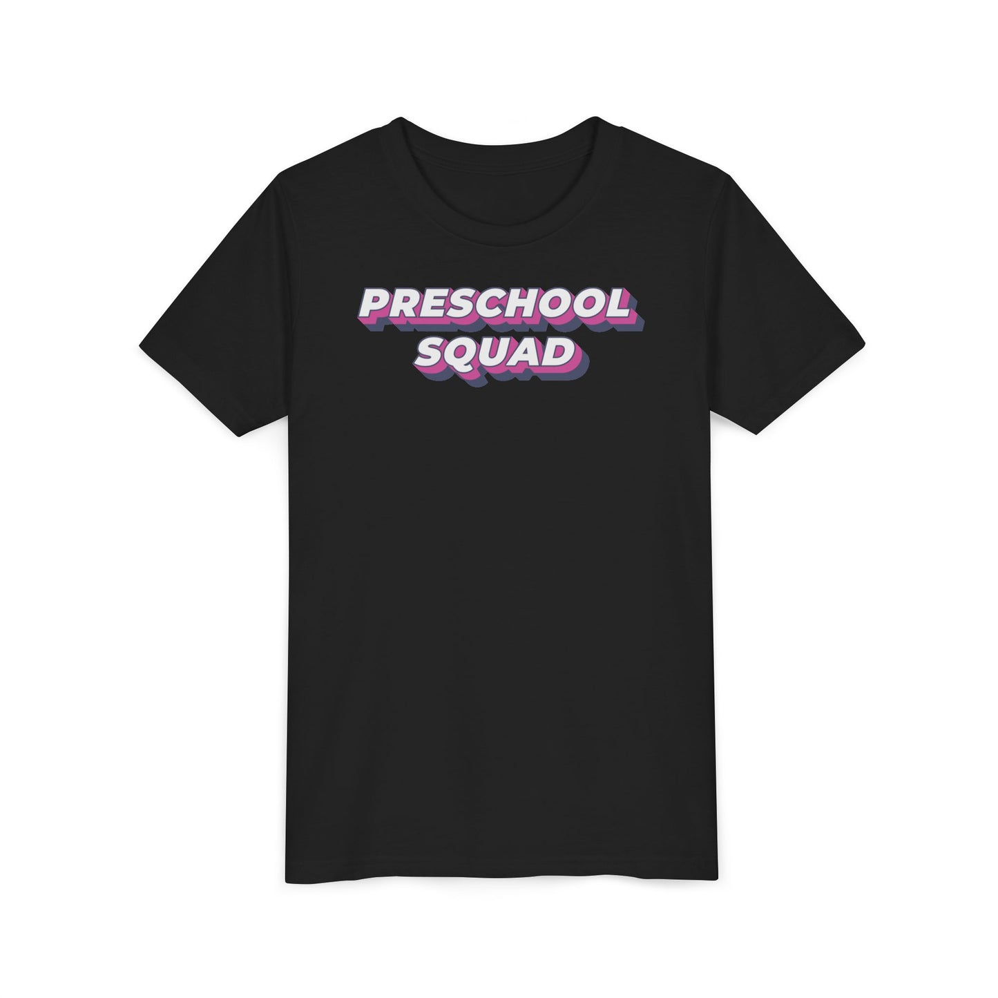 Custom Layered Preschool Squad Youth T-Shirt