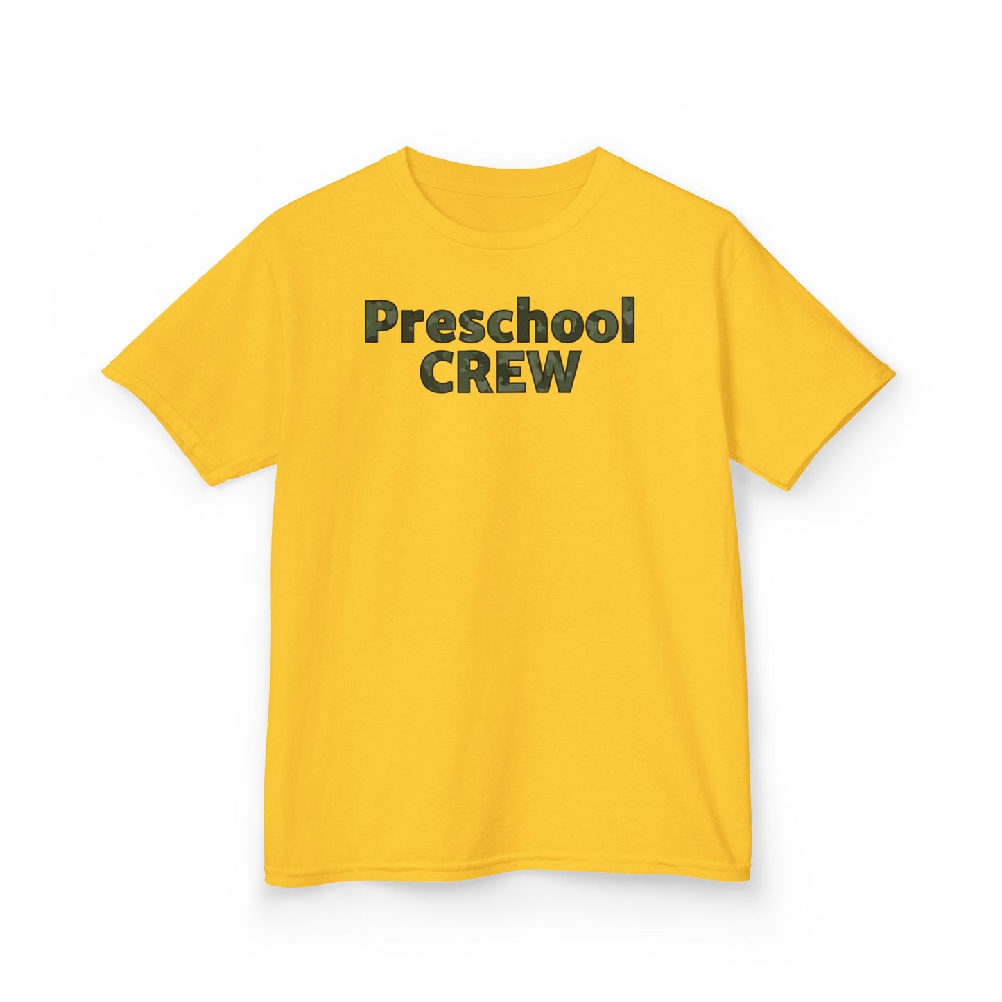 Custom Military Pront Preschool Crew Tee for Kids - Class of 2025