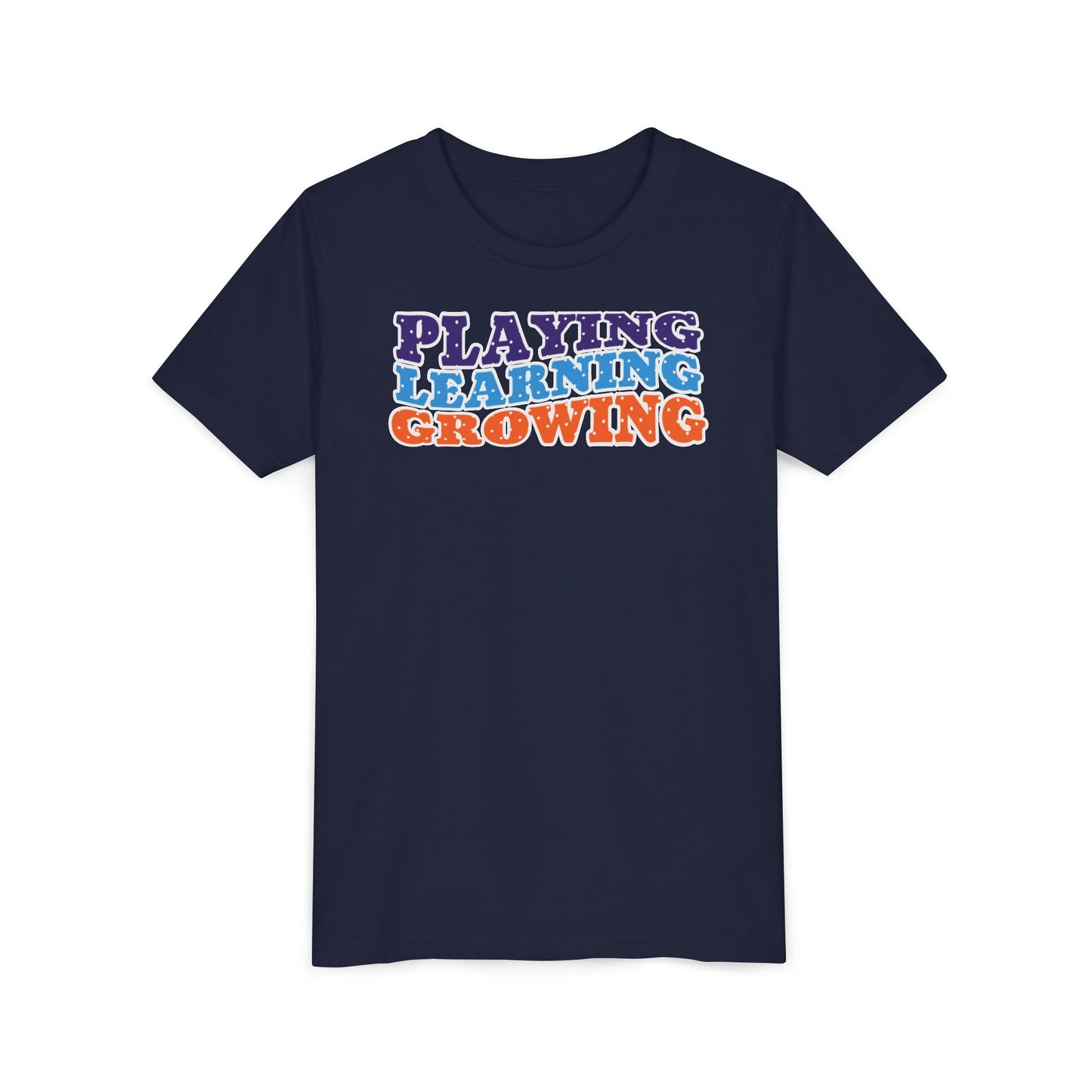 Custom Playing Learning Growing Youth T-Shirt