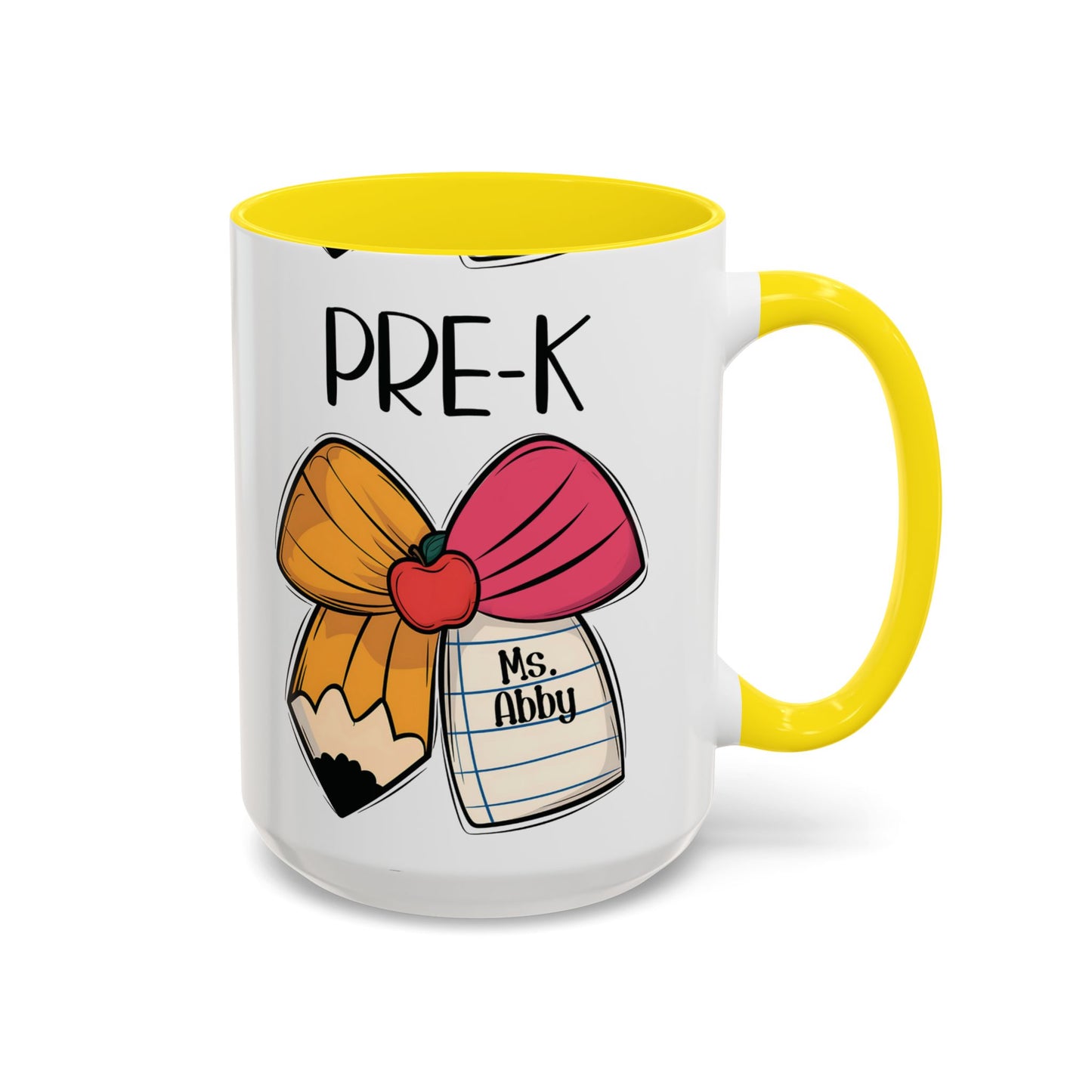 Personalized Pre-K Teacher Coffee Mug – Cute Classroom Gift for Educators