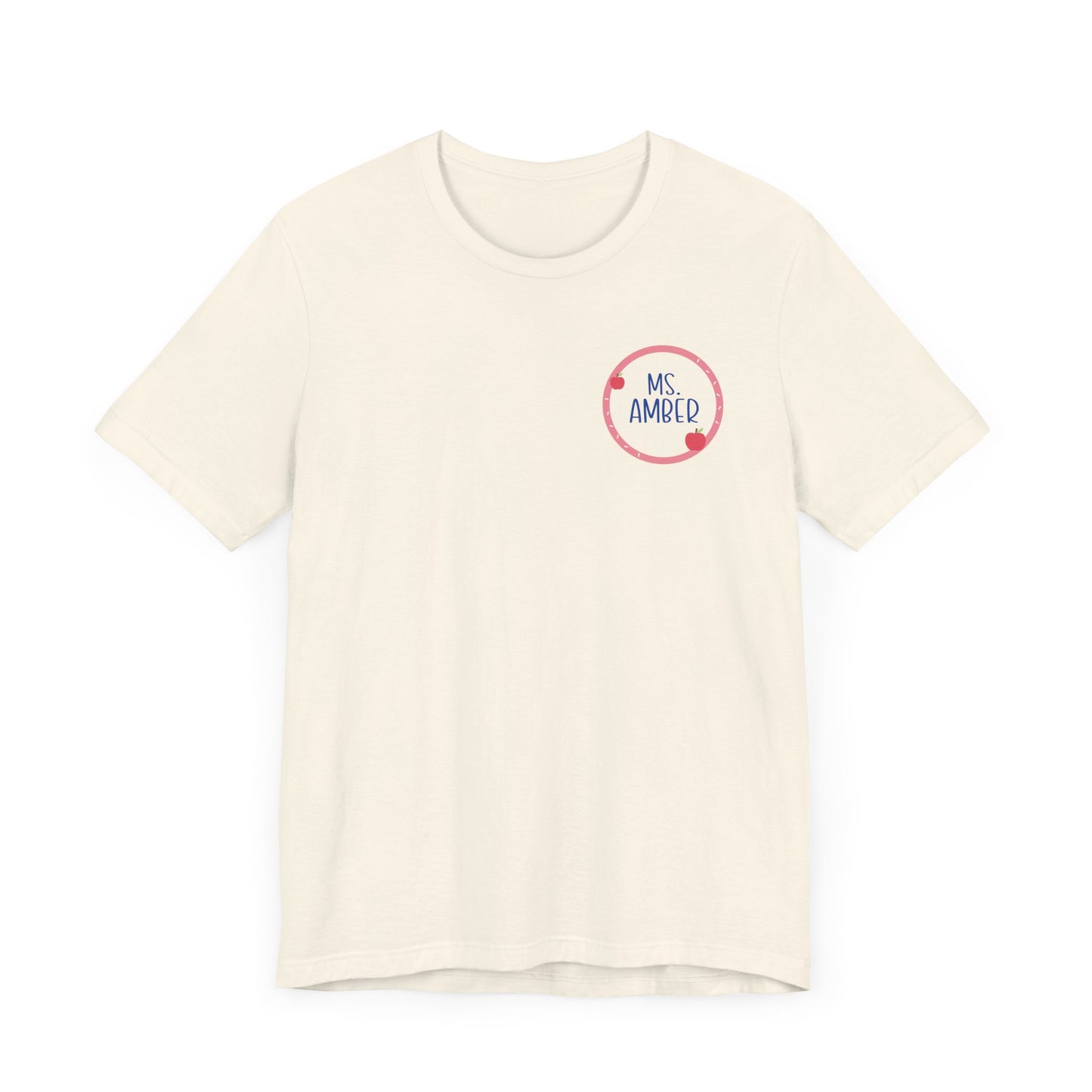 Custom Unisex Apple Circle T-Shirt