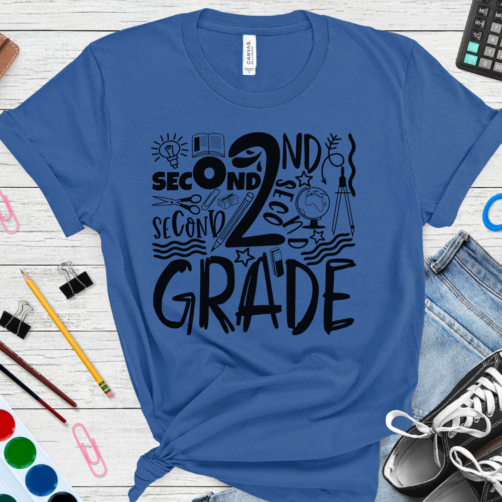 Custom Unisex 2nd Grade T-Shirt