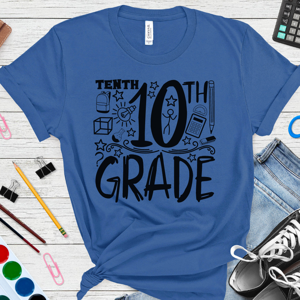 Custom Unisex 10th Grade T-Shirt