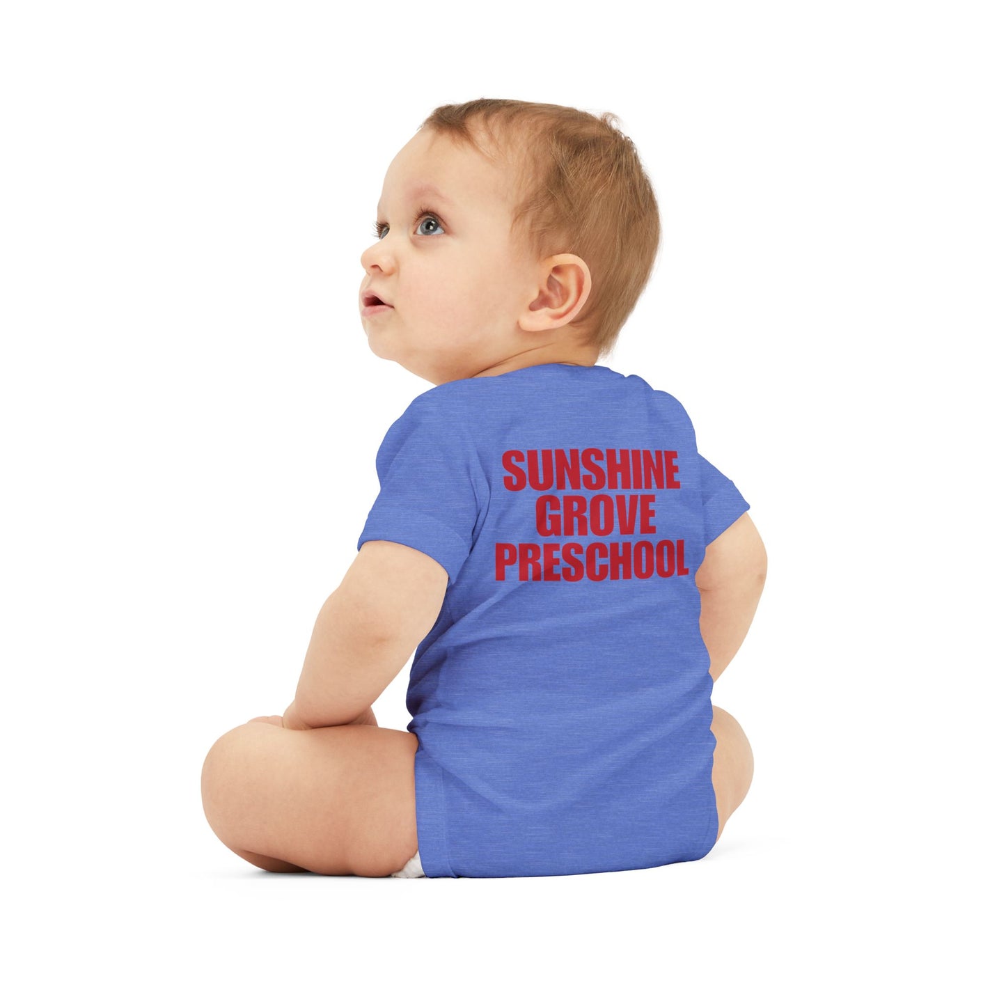Custom Preschool Giraffe with Books Infant Jersey One Piece